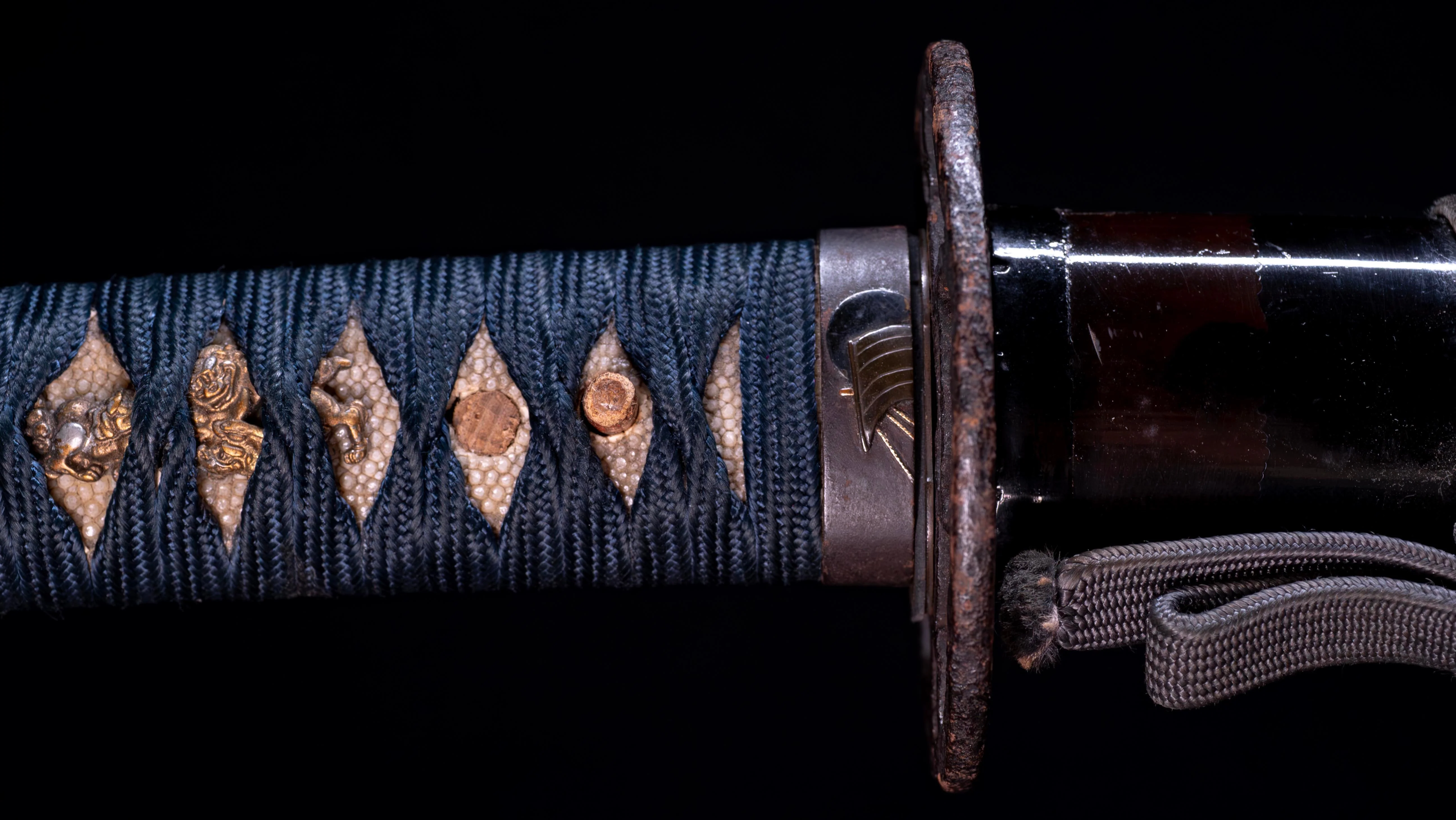 Katana Japonais Antique avec Fer Sukashi & Koshirae - Image 23