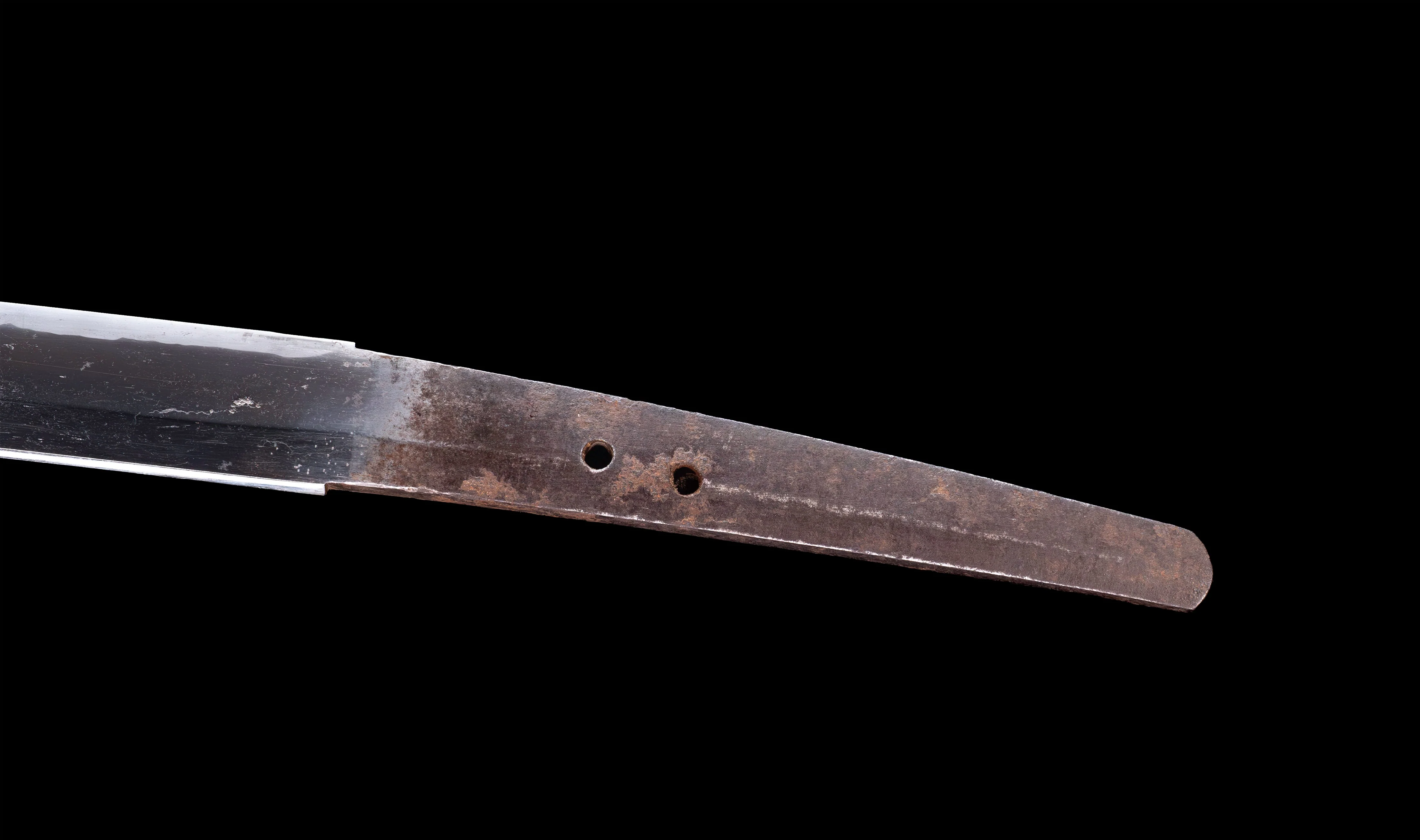 Katana Japonais Antique avec menuki libellule Tombo et tsuba paysage Sansui - Image 11