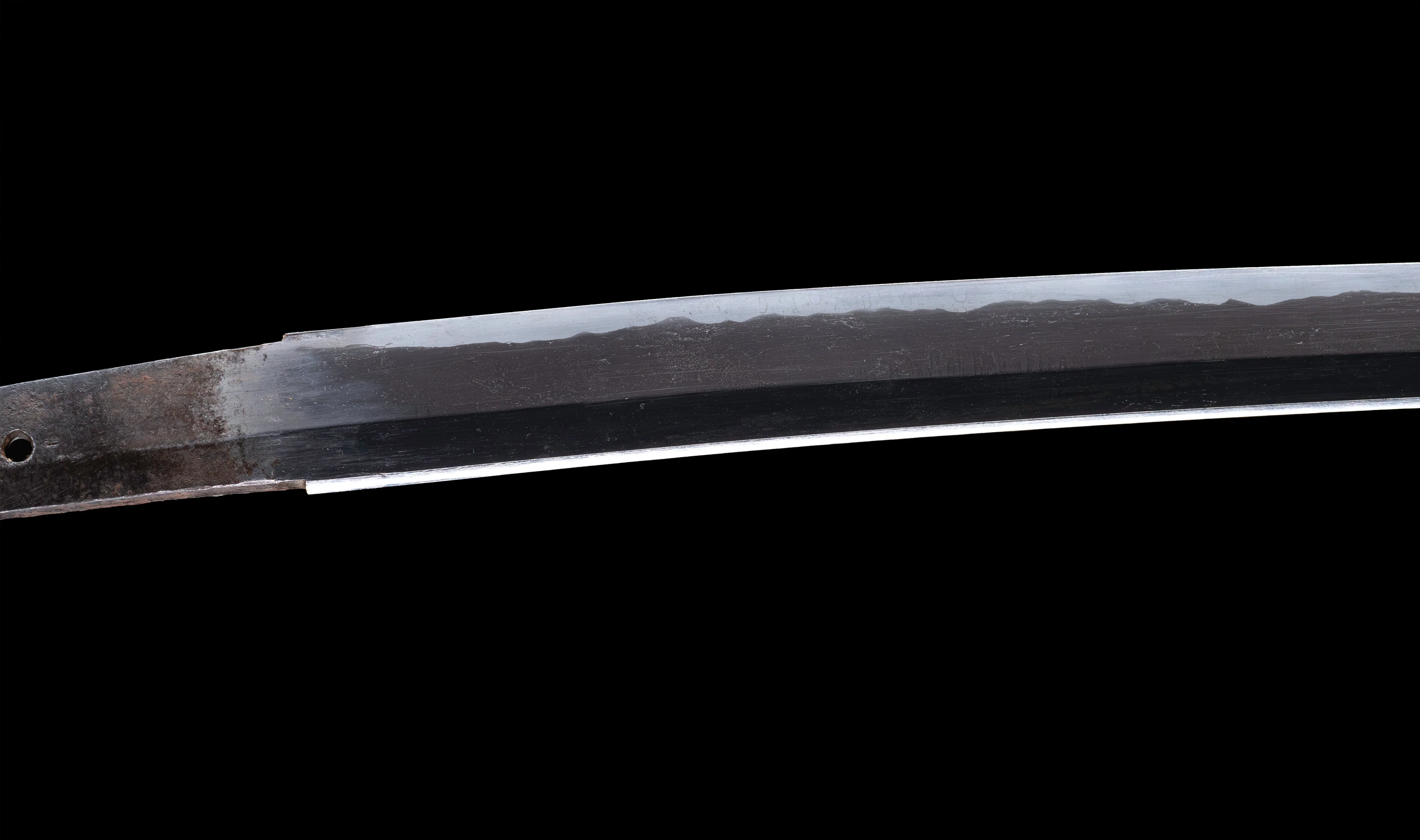 Katana Japonais Antique avec menuki libellule Tombo et tsuba paysage Sansui - Image 13