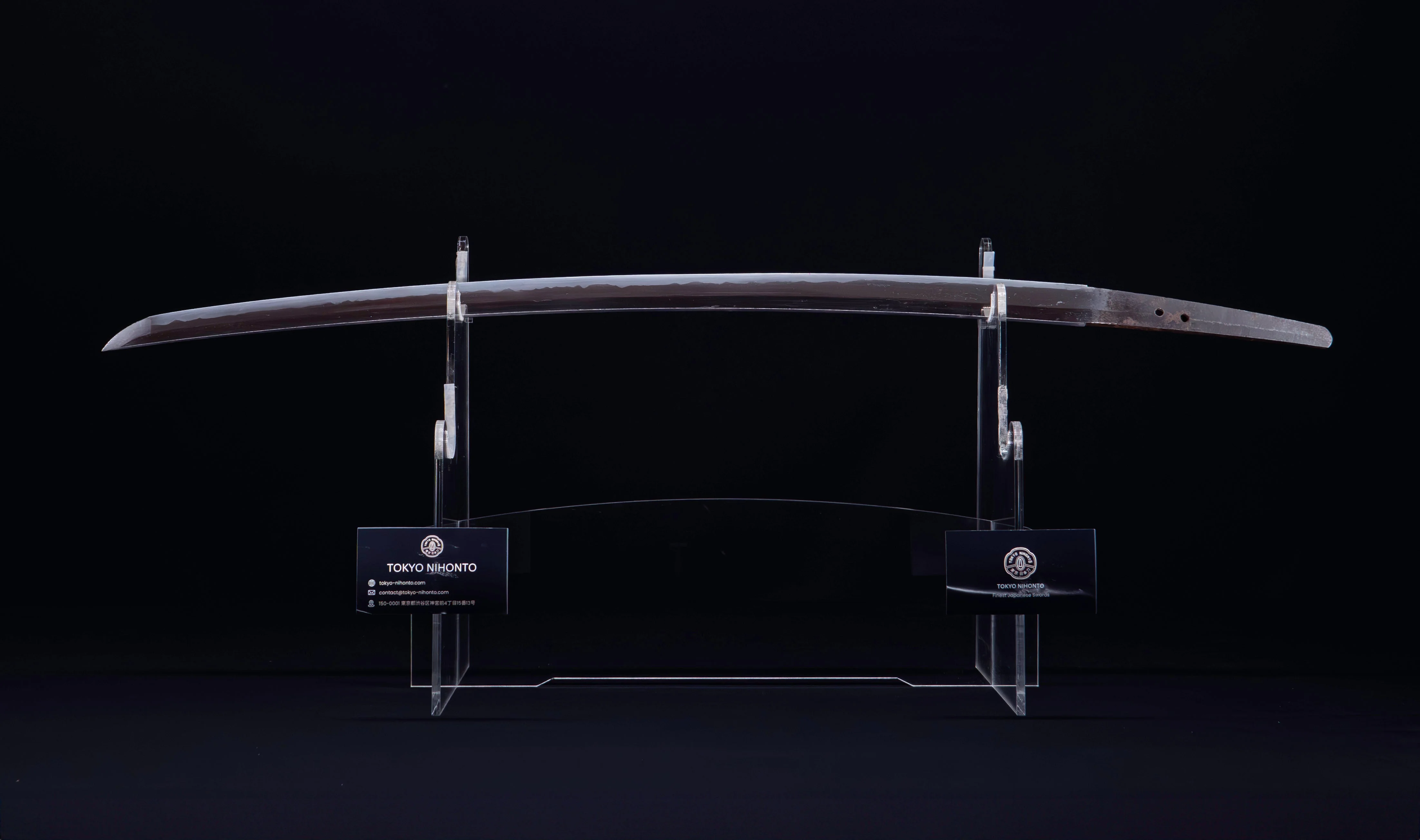 Katana Japonais Antique avec menuki libellule Tombo et tsuba paysage Sansui - Image 4