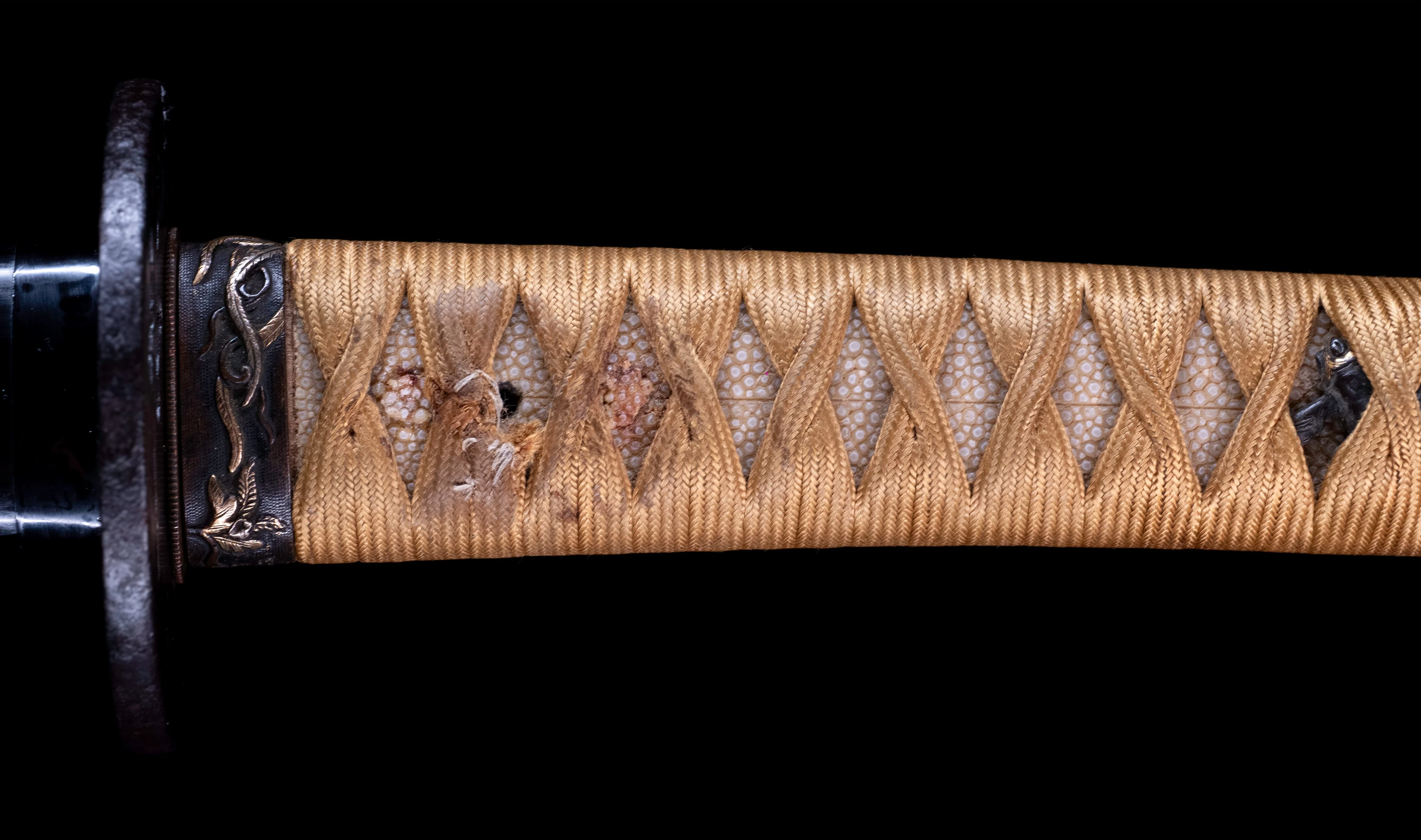 Katana Japonais Antique signé Kaifu avec double Hozon et tsuba Gunbai Myōchin - Image 28