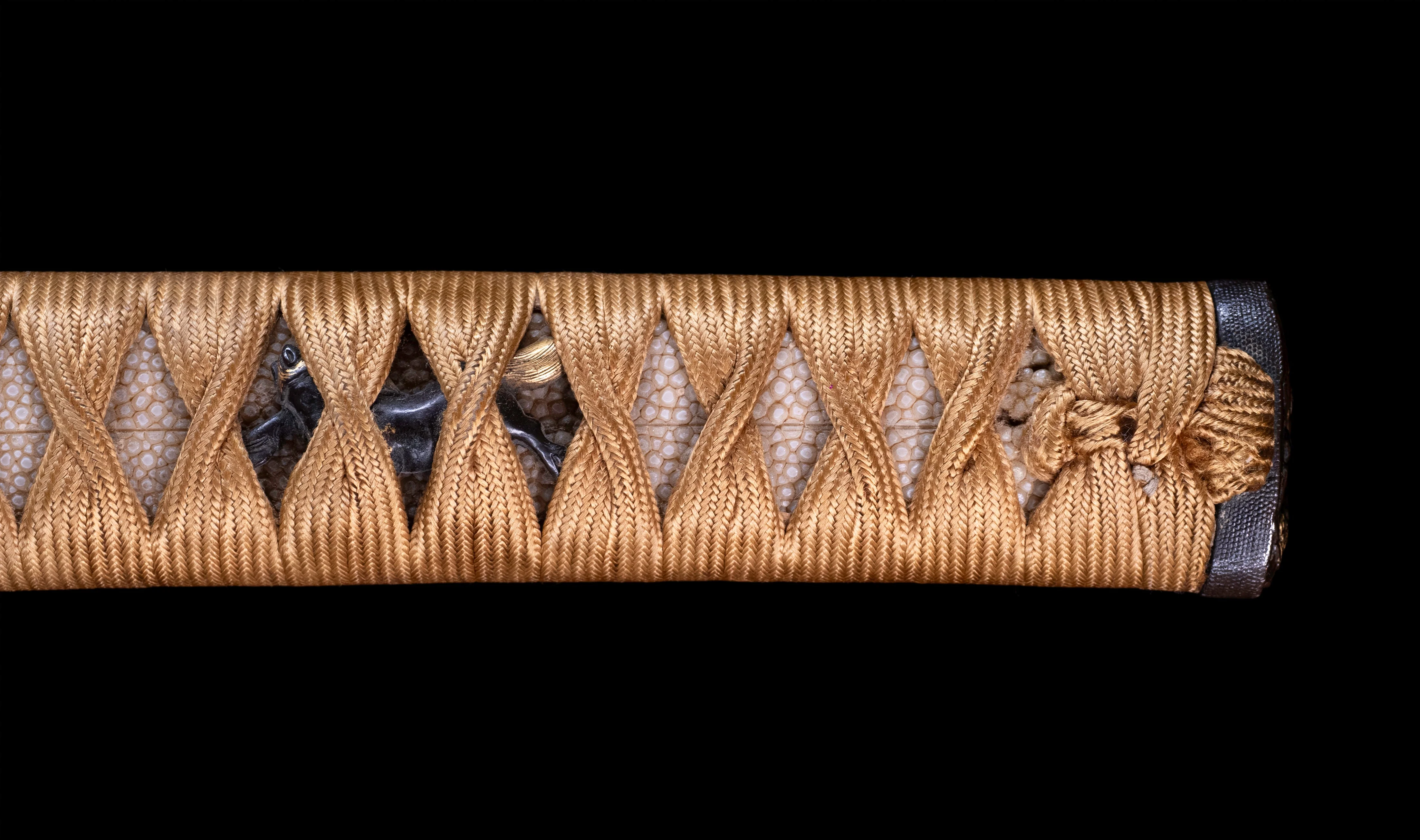 Katana Japonais Antique signé Kaifu avec double Hozon et tsuba Gunbai Myōchin - Image 29