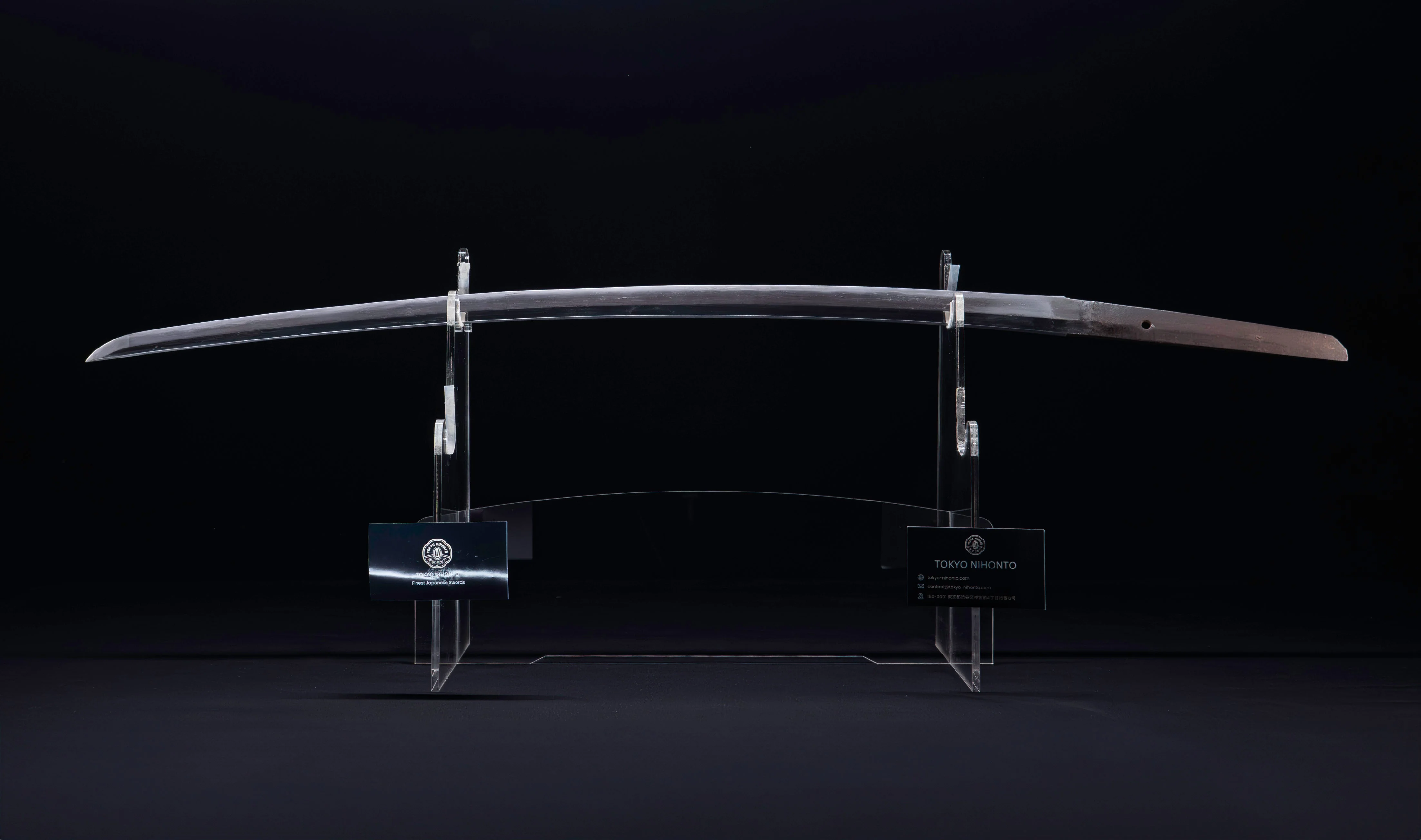 Katana Japonais Antique signé Kaifu avec double Hozon et tsuba Gunbai Myōchin - Image 5