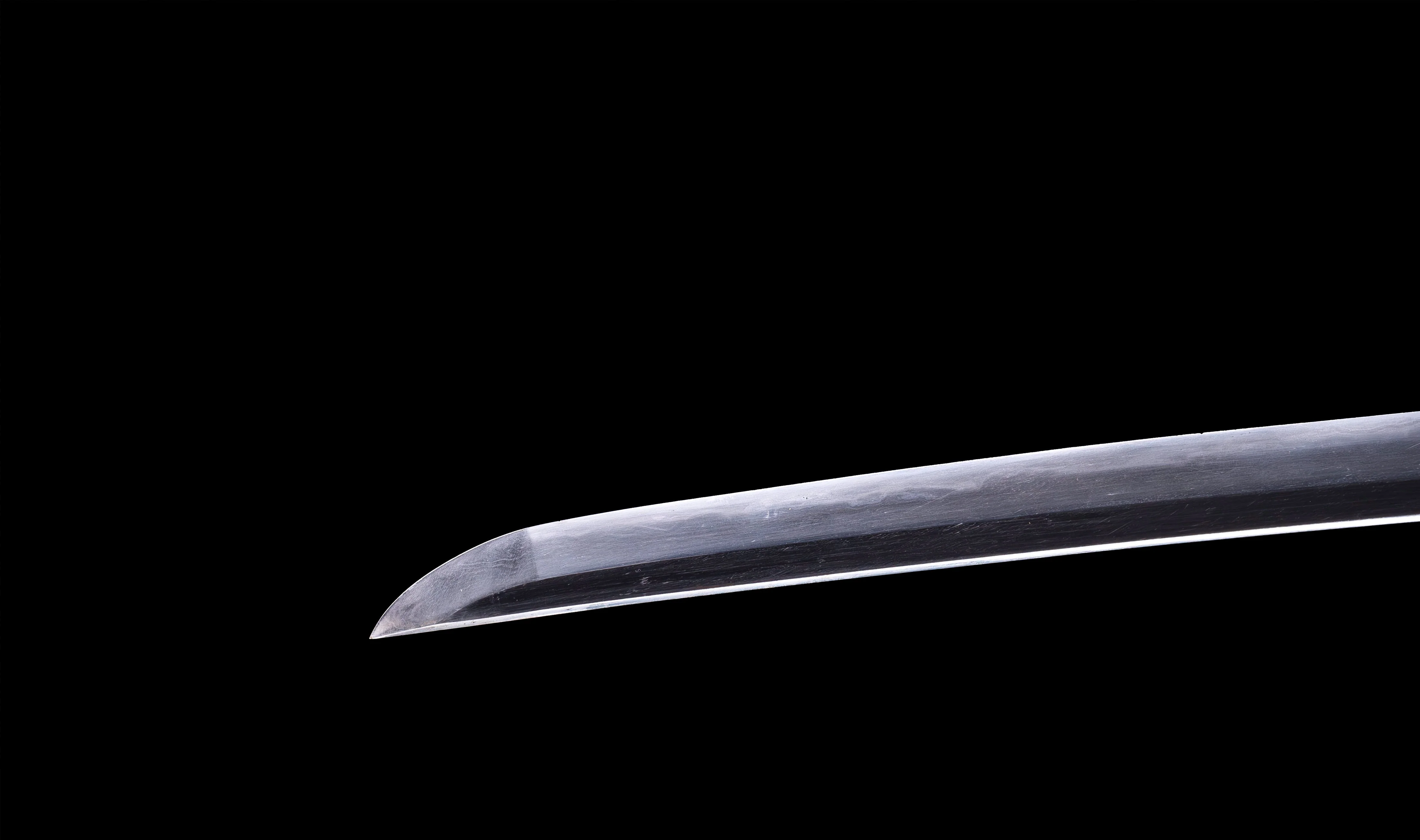 Katana Japonais Antique signé Kaifu avec double Hozon et tsuba Gunbai Myōchin - Image 9