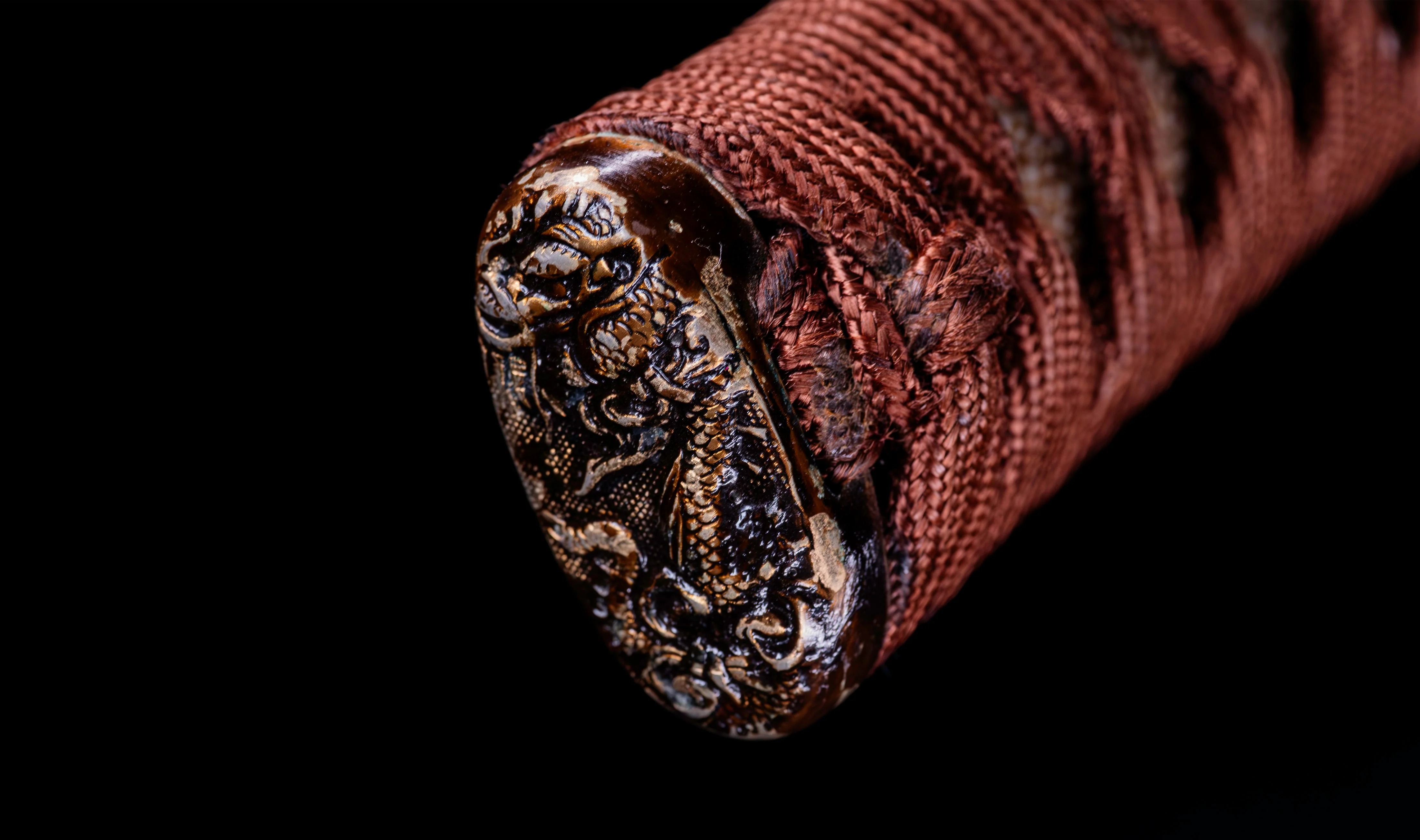 Katana Japonais Antique signé Kojima Katsumasa avec tsuba en fer paysage - Image 31