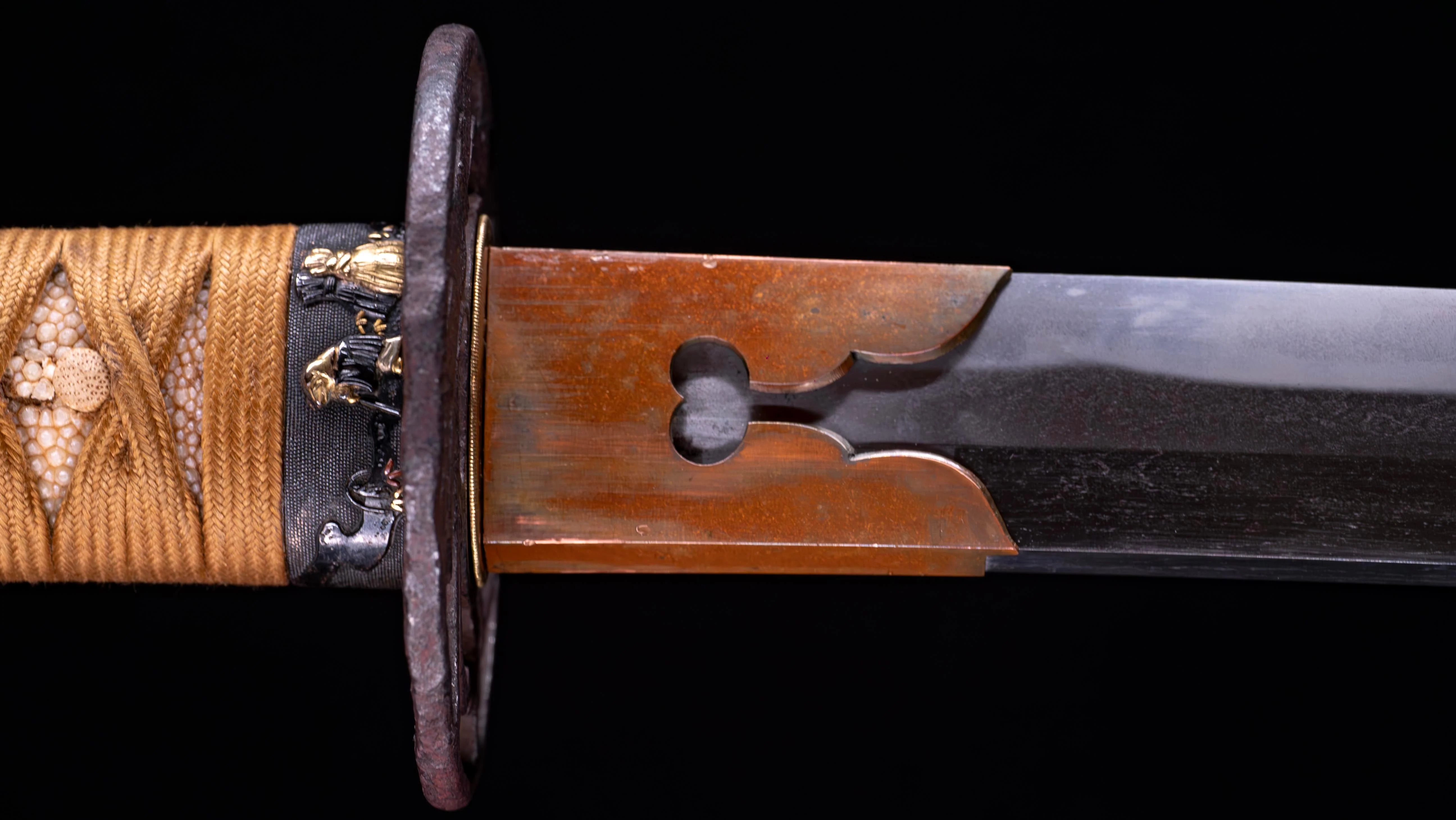Katana japonais Antique signé Omi no Kami Fujiwara Tsuguhiro - NBTHK Hozon - Image 18