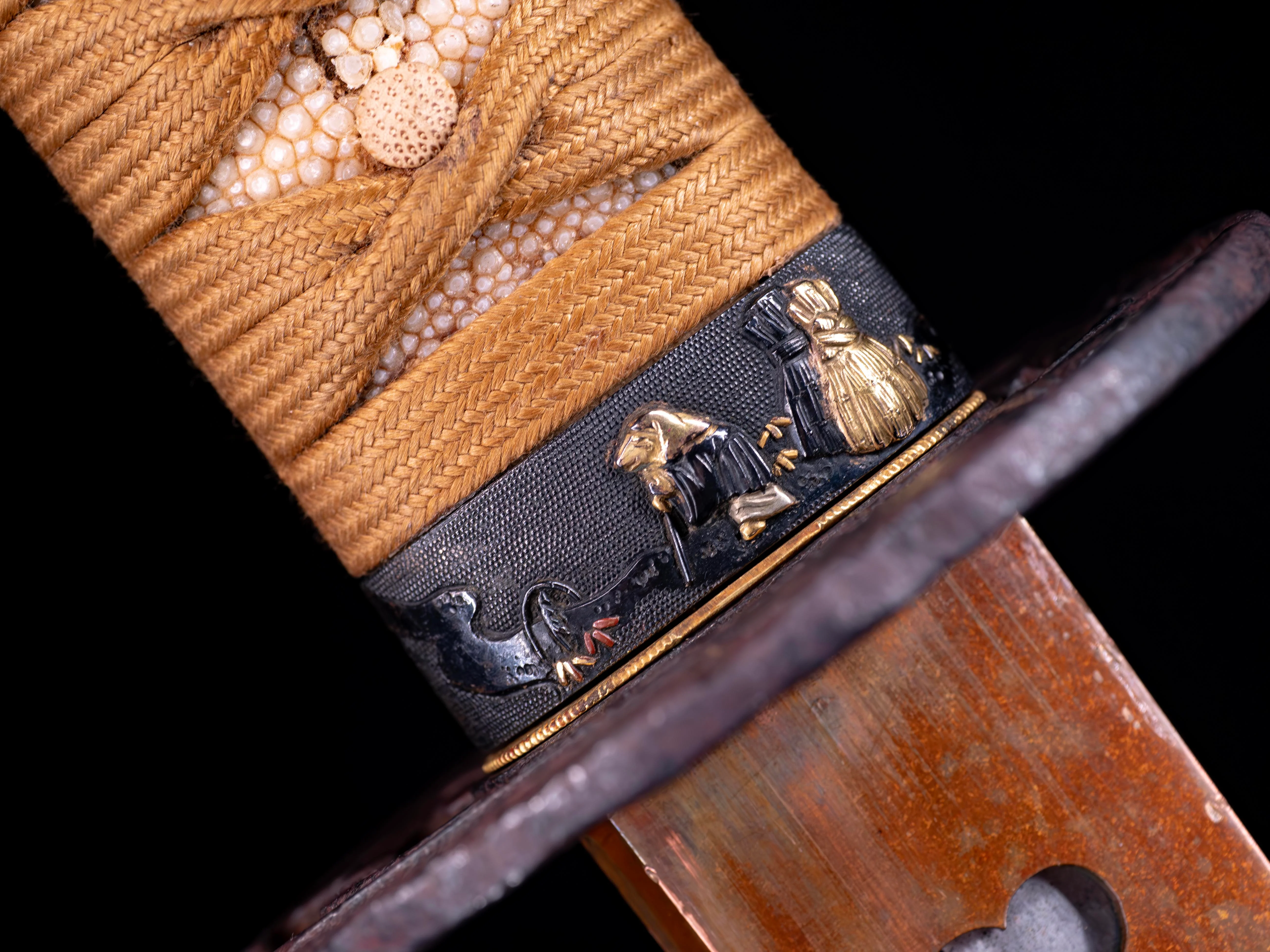 Katana japonais Antique signé Omi no Kami Fujiwara Tsuguhiro - NBTHK Hozon - Image 19