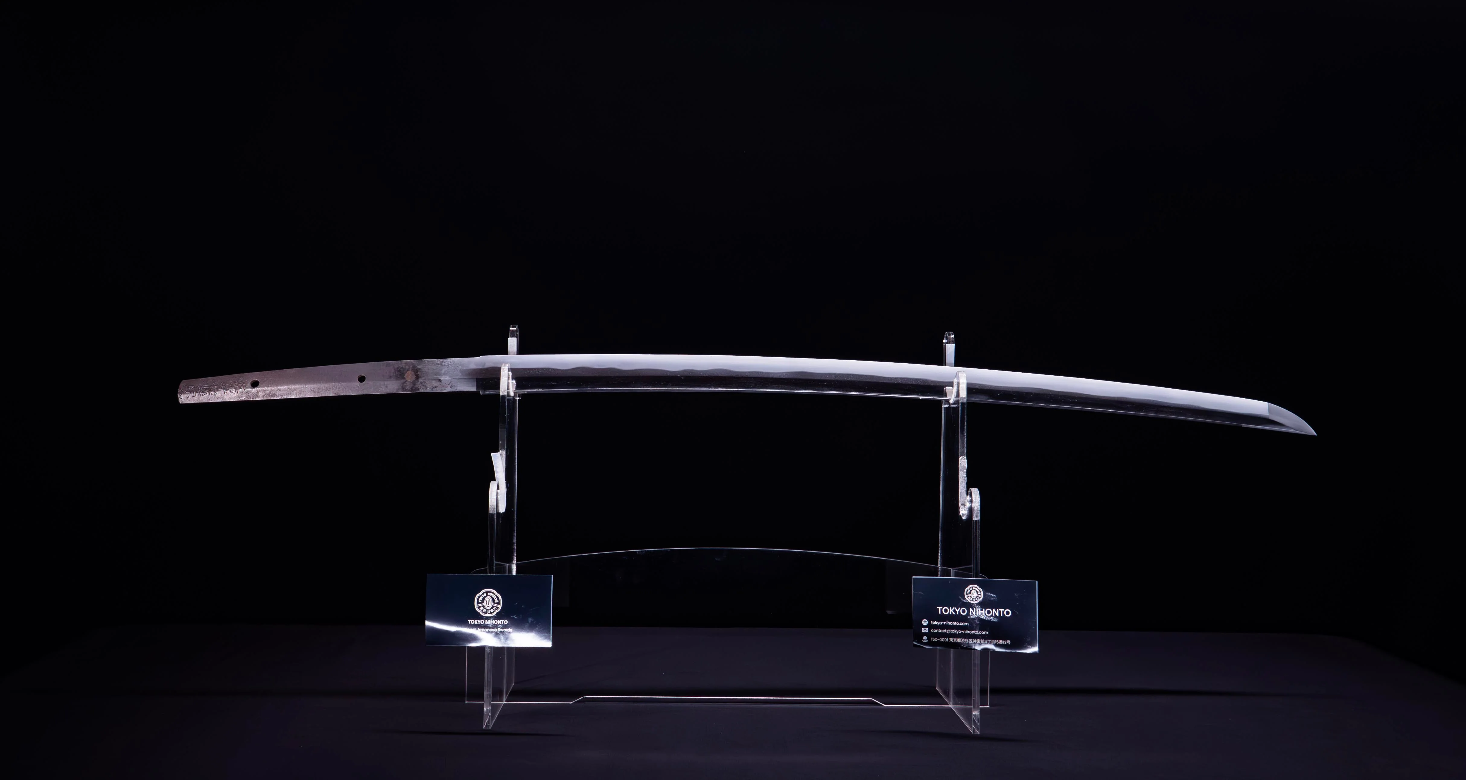 Katana japonais Antique signé Omi no Kami Fujiwara Tsuguhiro - NBTHK Hozon - Image 3