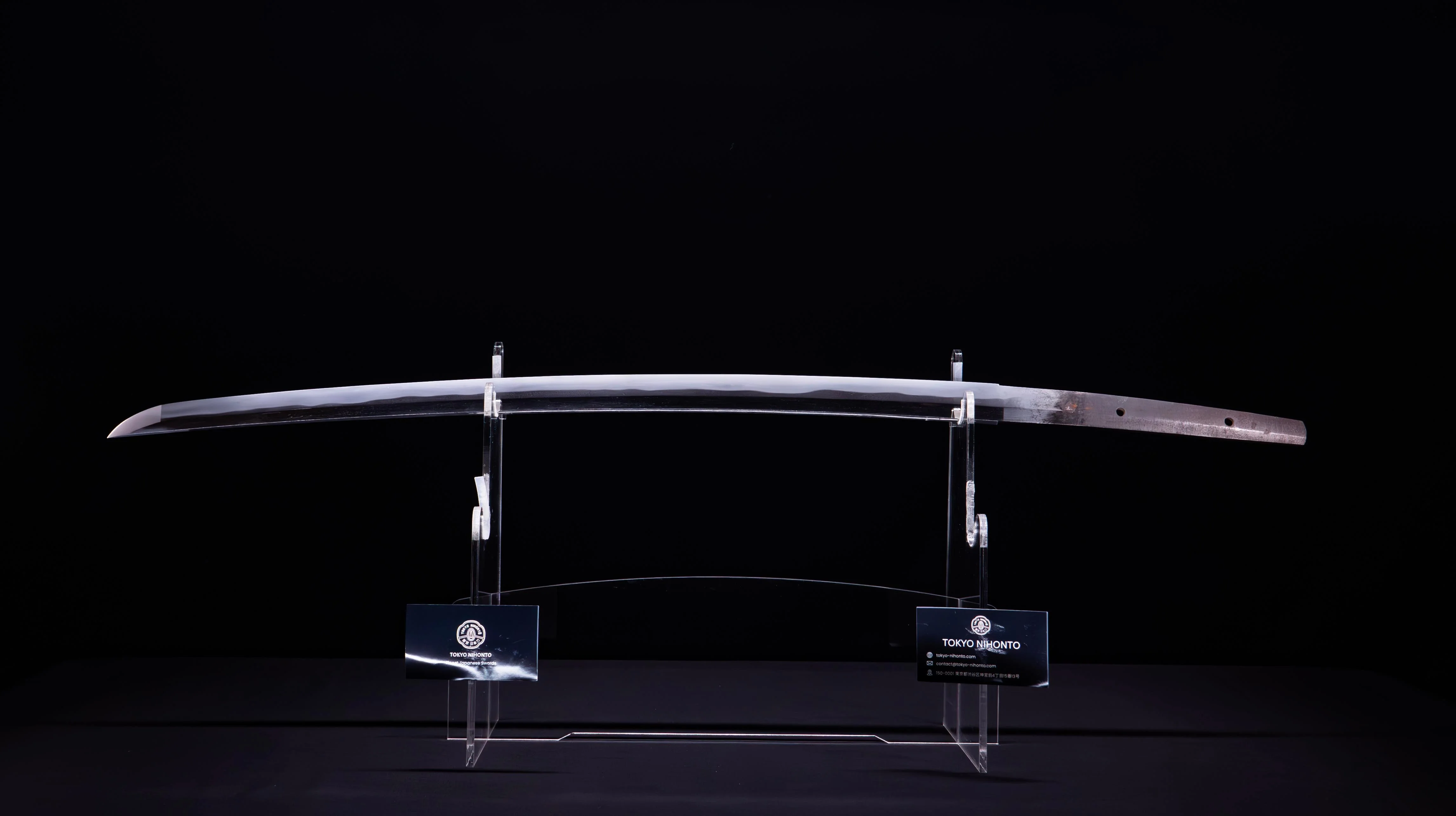 Katana japonais Antique signé Omi no Kami Fujiwara Tsuguhiro - NBTHK Hozon - Image 4