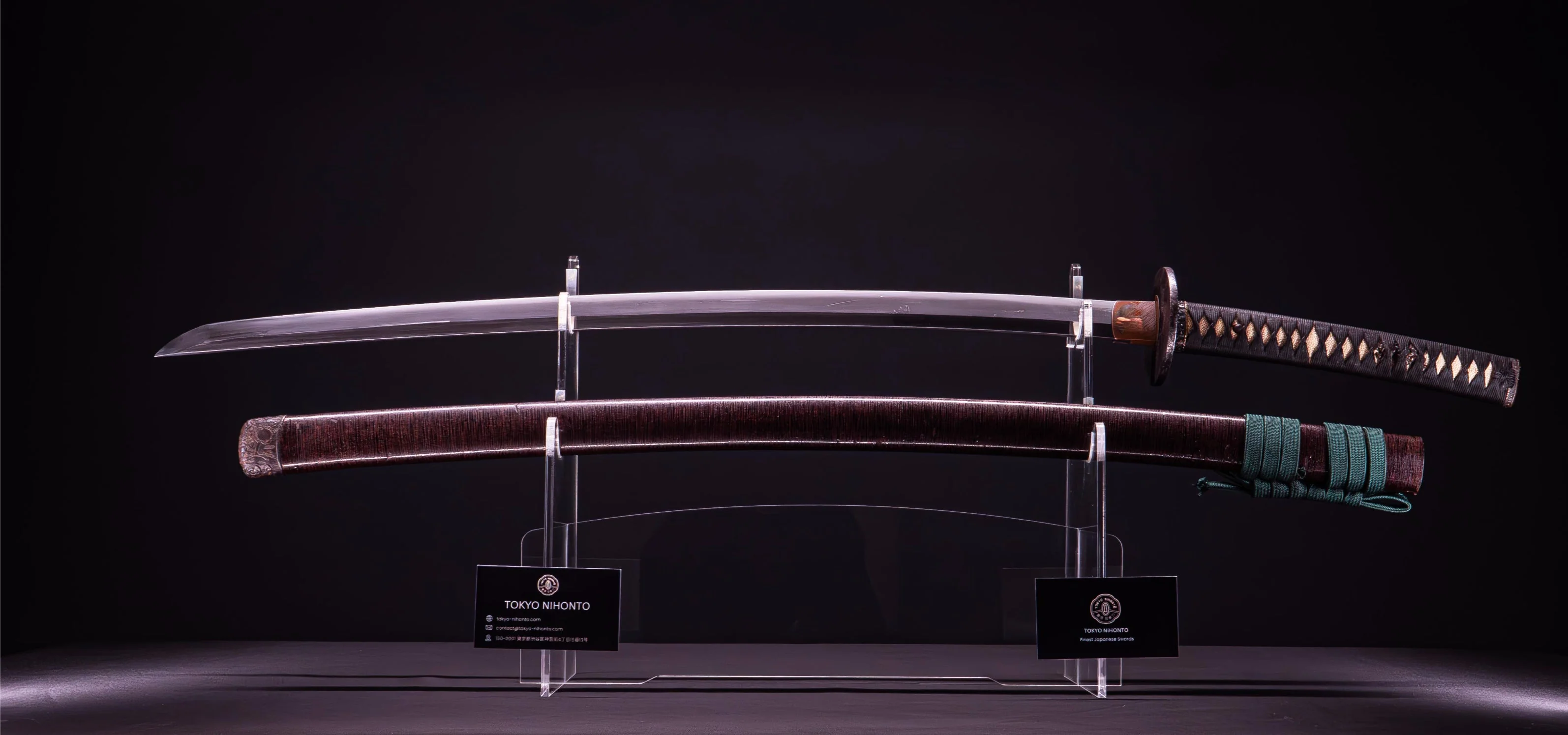 Sabre Antique Japonais Katana 65,1 cm avec tsuba en fer épais - Image 2