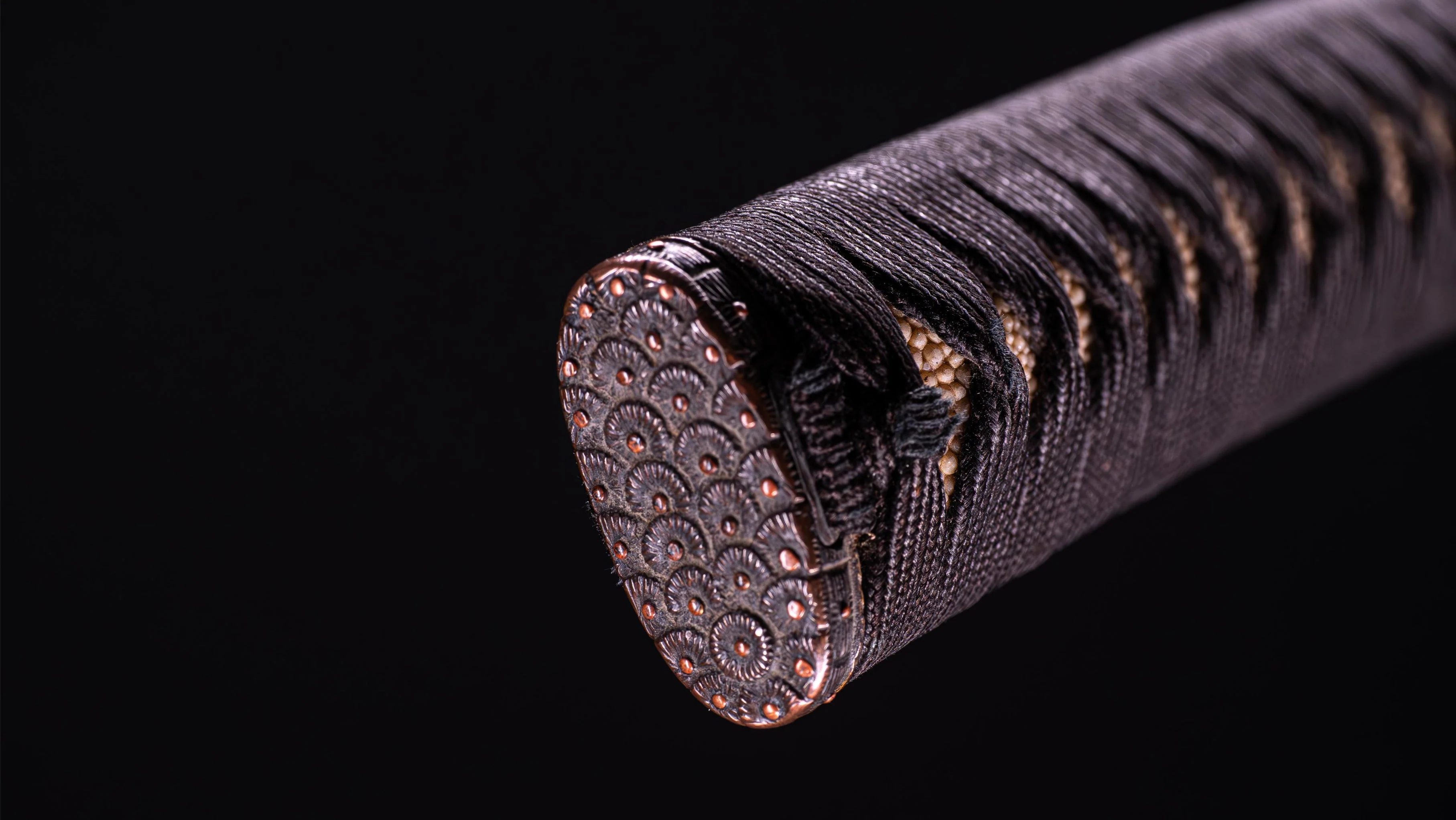 Sabre Antique Japonais Katana 65,1 cm avec tsuba en fer épais - Image 21