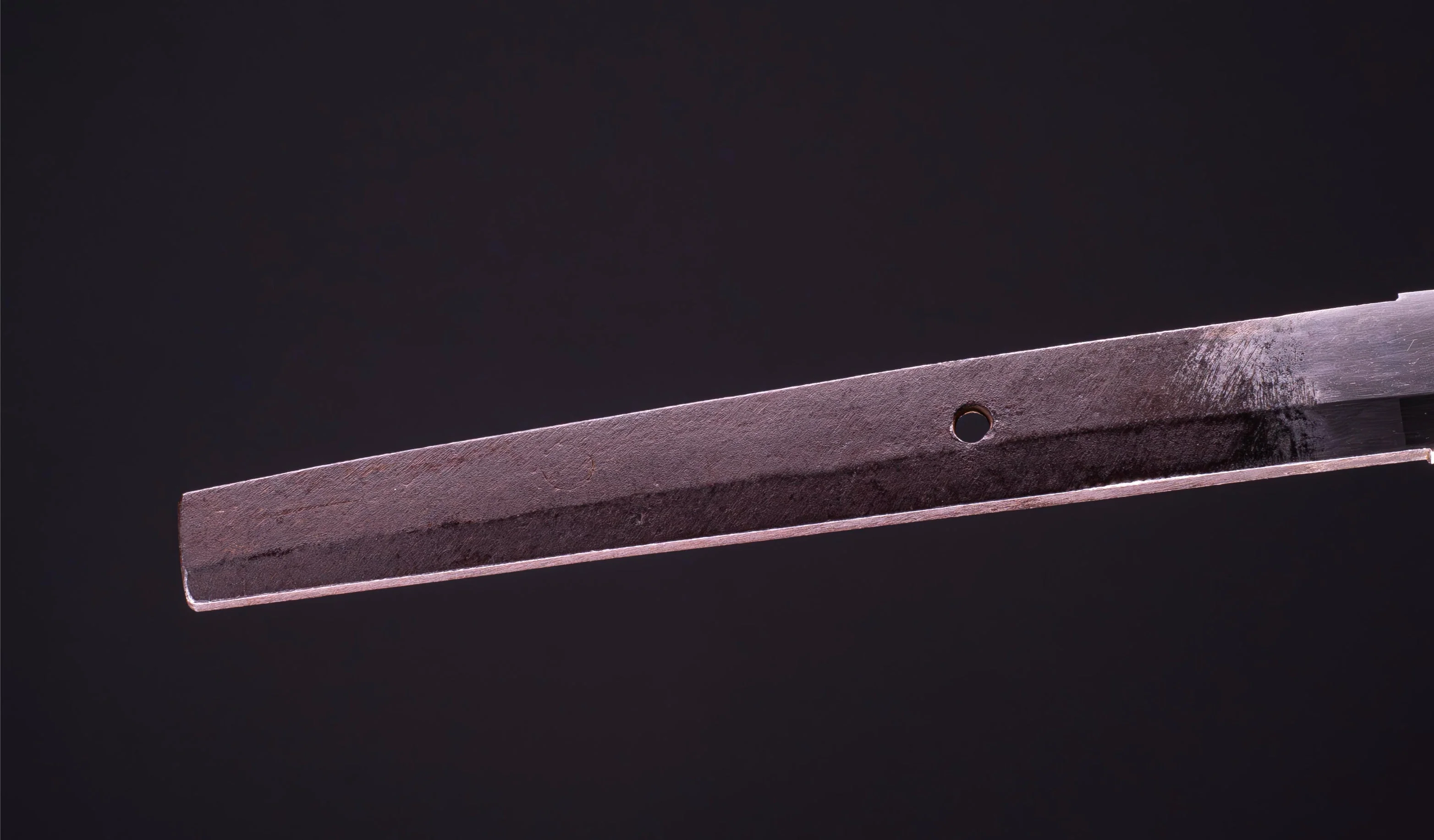 Sabre Antique Japonais Katana 65,1 cm avec tsuba en fer épais - Image 7