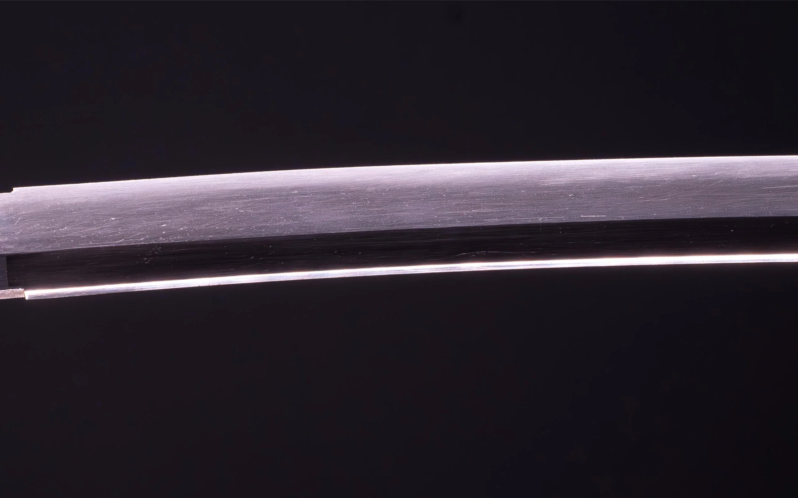 Sabre Antique Japonais Katana 65,1 cm avec tsuba en fer épais - Image 8