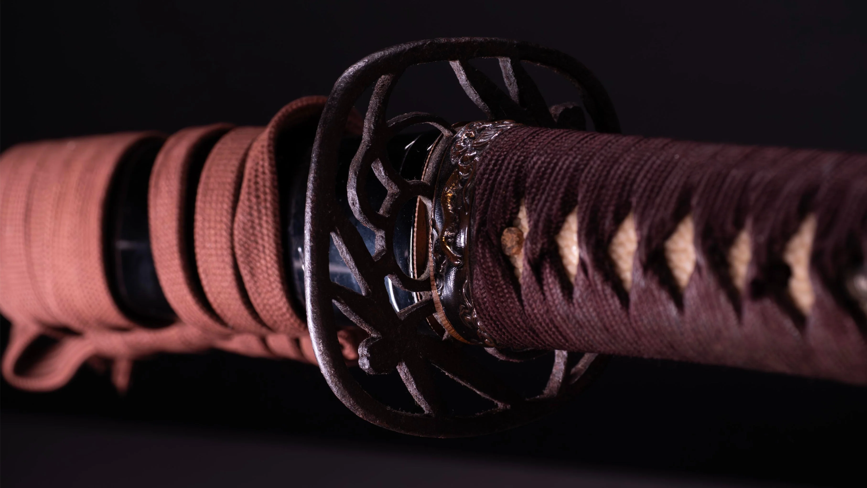 Sabre Antique Japonais Katana avec Double Bo-Hi - Image 12