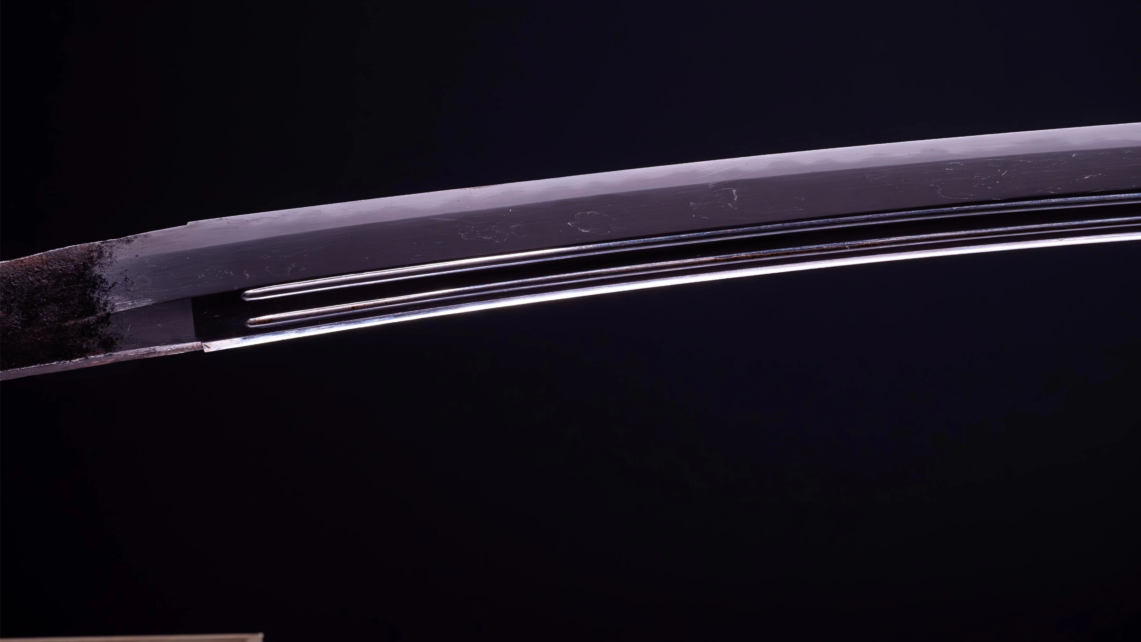 Sabre Antique Japonais Katana avec Double Bo-Hi - Image 19