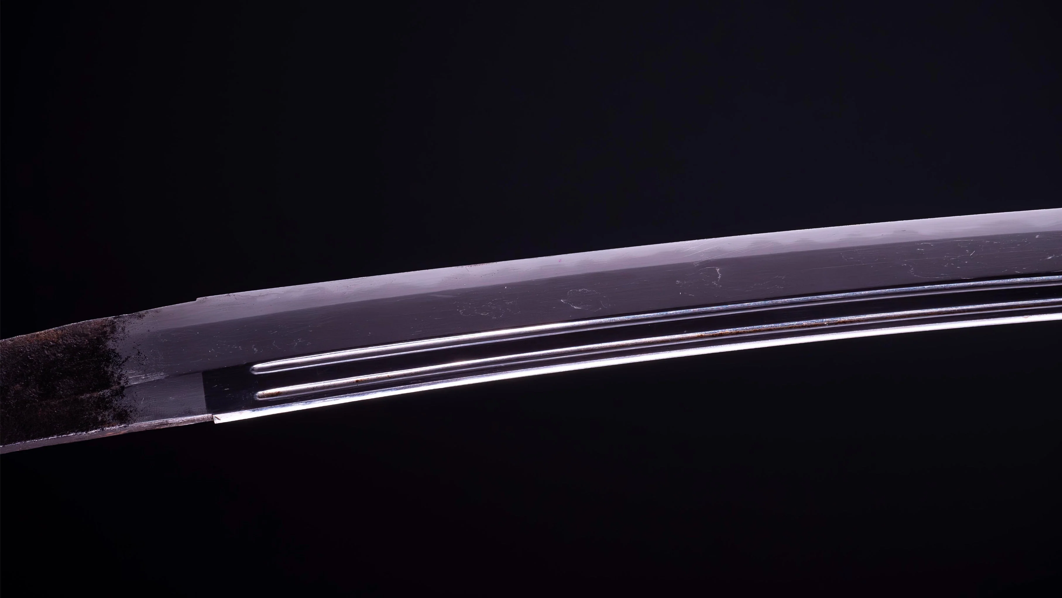 Sabre Antique Japonais Katana avec Double Bo-Hi - Image 20