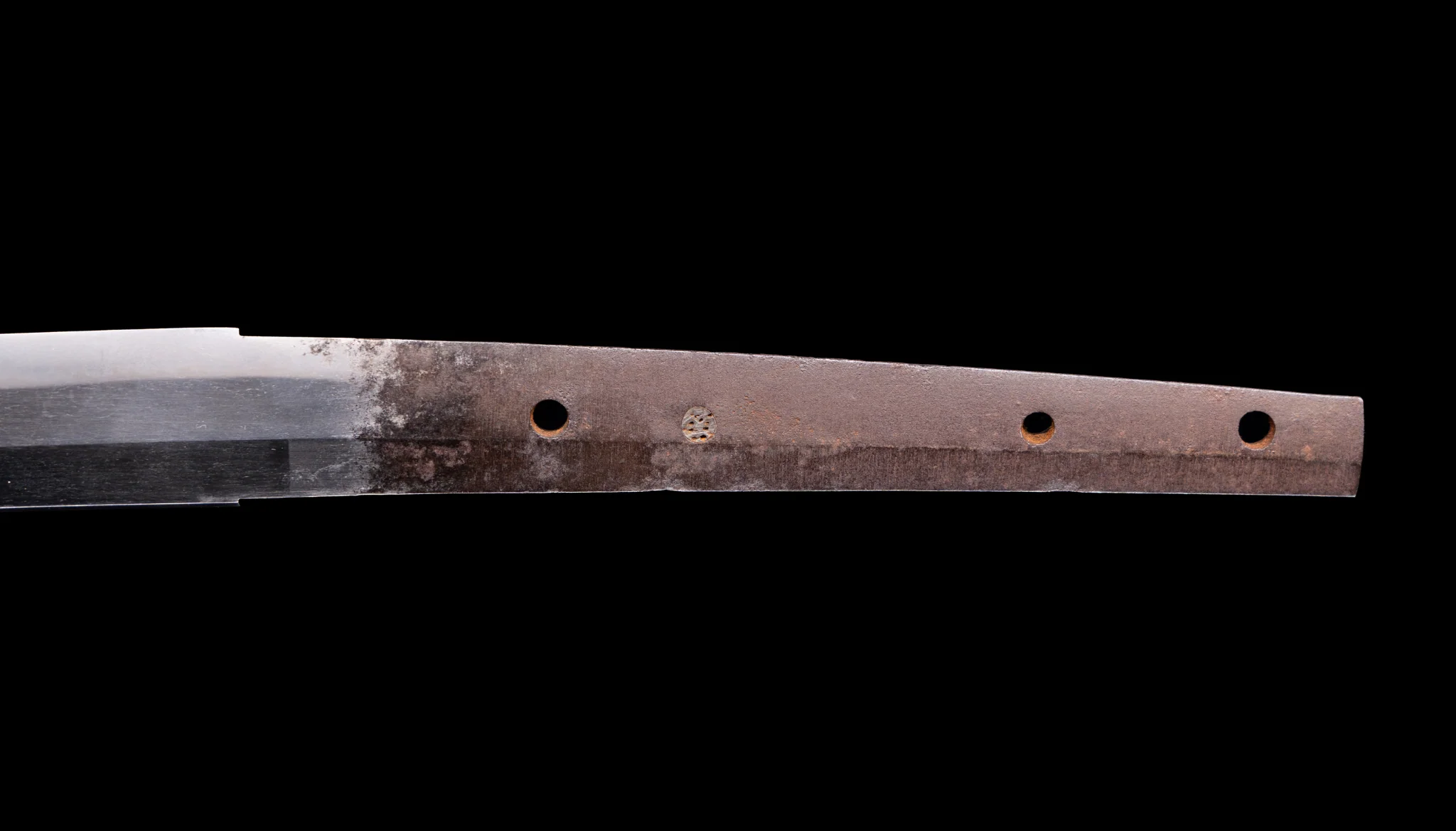 Sabre Antique Japonais Katana lame 70cm, Koshirae Marron, Période Edo - Image 13