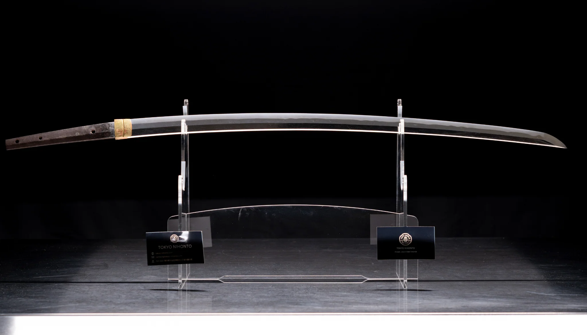 Sabre Antique Japonais Katana lame 70cm, Koshirae Marron, Période Edo - Image 2