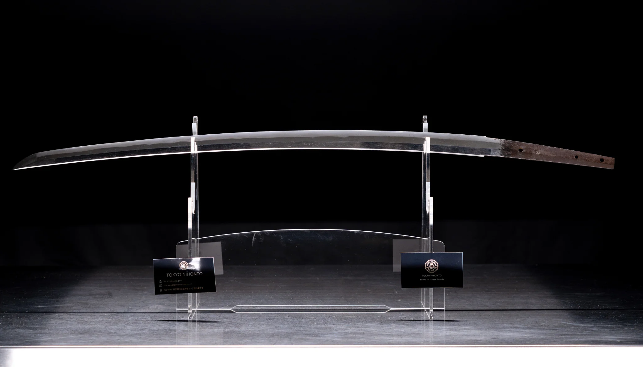 Sabre Antique Japonais Katana lame 70cm, Koshirae Marron, Période Edo - Image 5