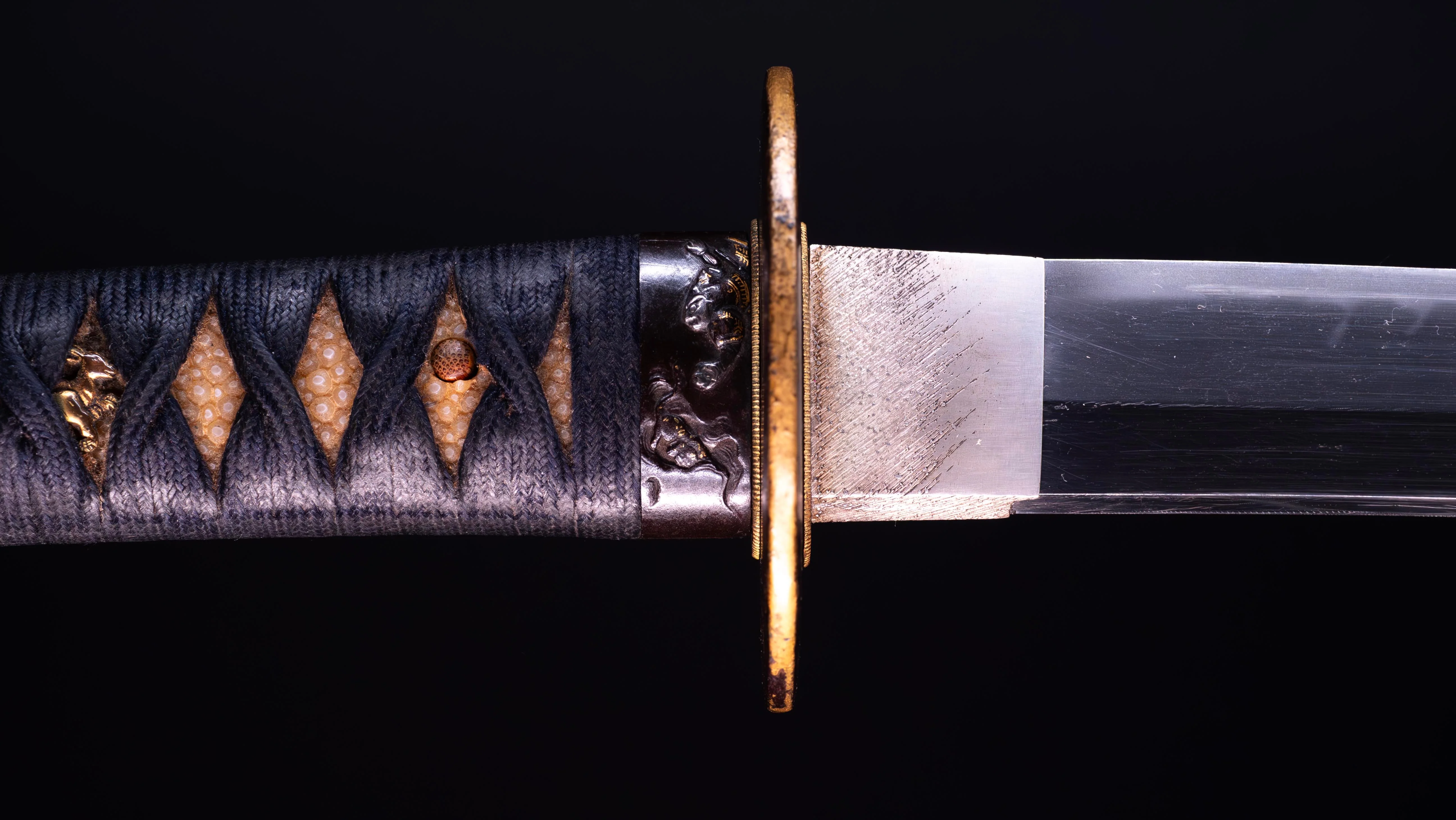 Sabre Antique Japonais Katana signé Chounsai Emura (Hozon) - Image 24