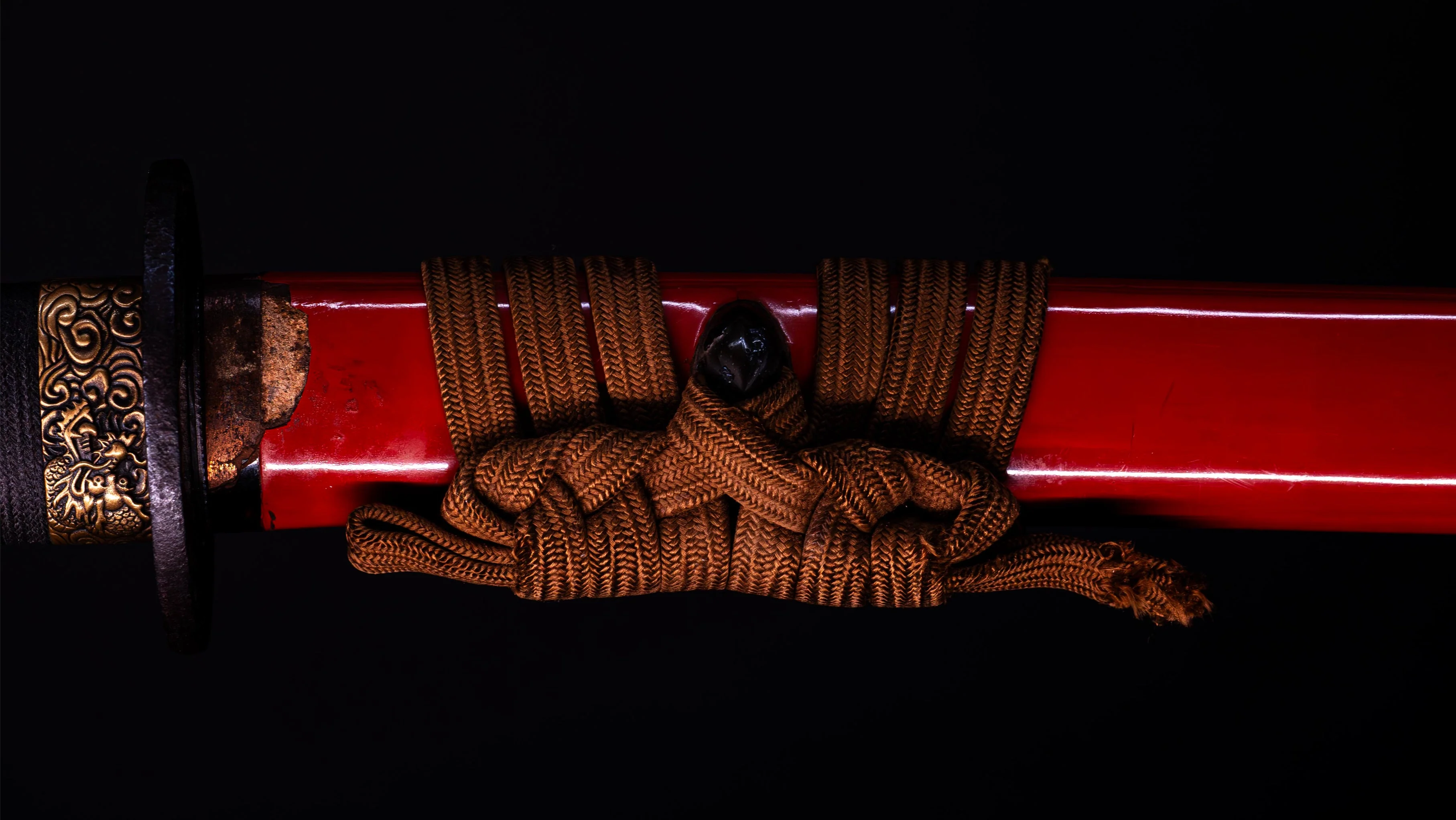 Sabre Antique Japonais Katana signé Noshu ju Fujiwara Kanefusa - Image 29