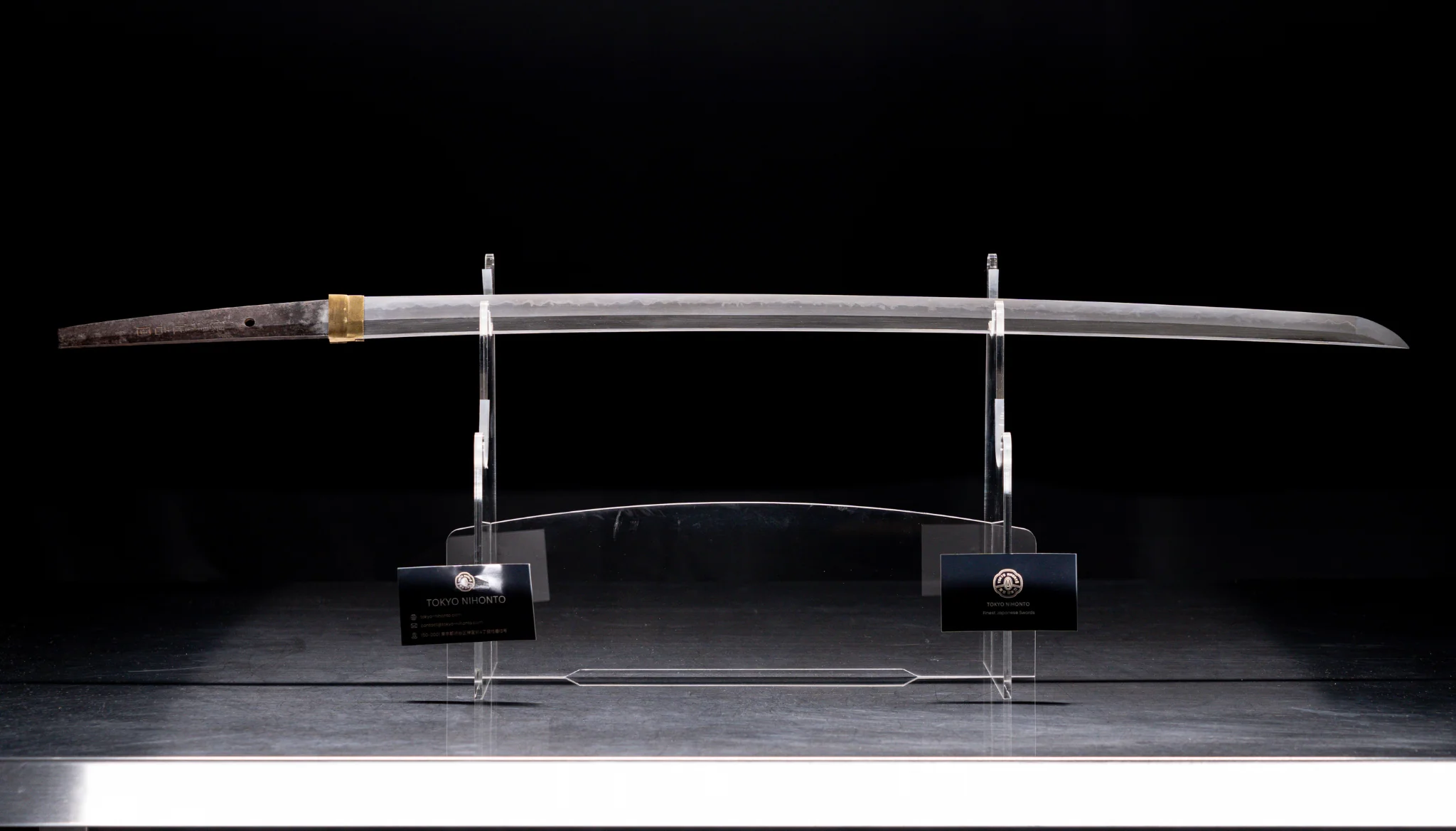 Sabre Antique Japonais Katana signé Settsuju Yoshikuni, Période Edo - Image 3