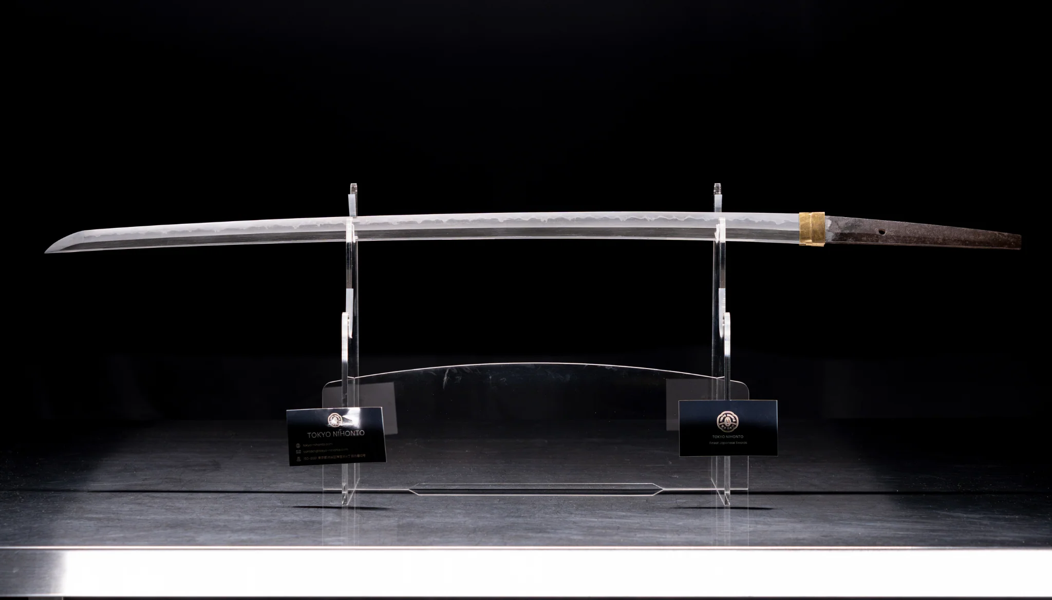 Sabre Antique Japonais Katana signé Settsuju Yoshikuni, Période Edo - Image 5