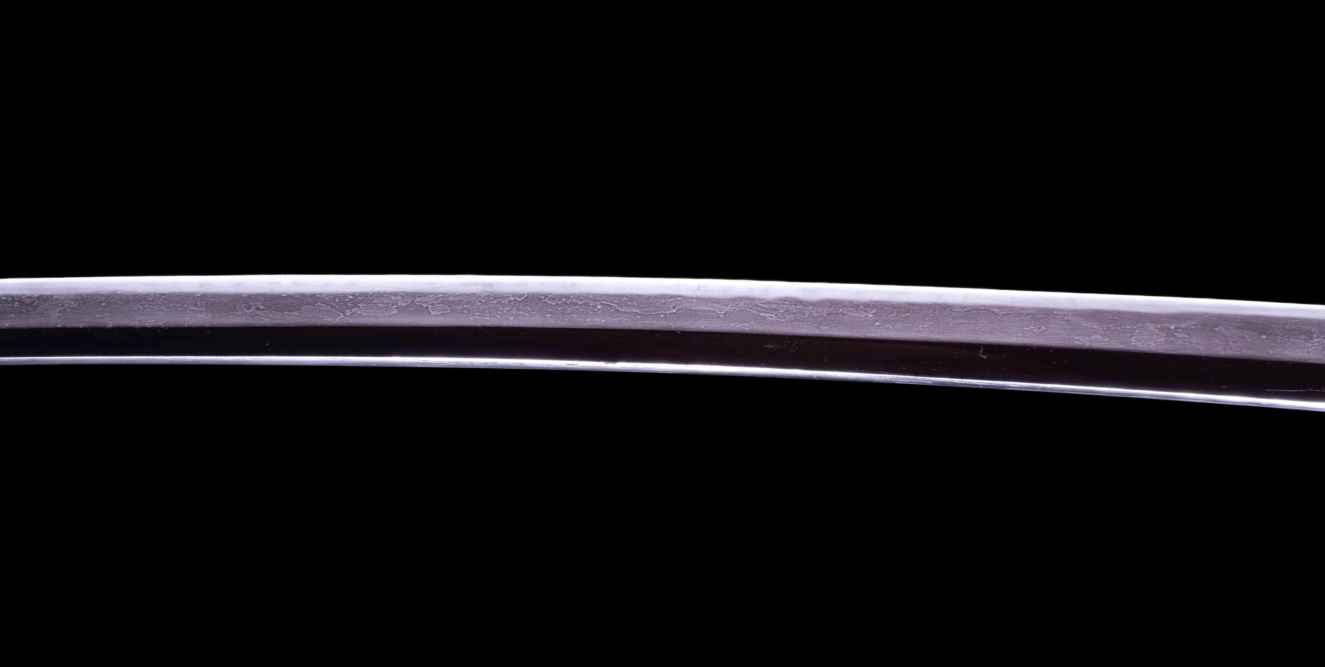 Sabre Antique Katana Japonais avec Bo-Hi Laqué Rouge - Image 12