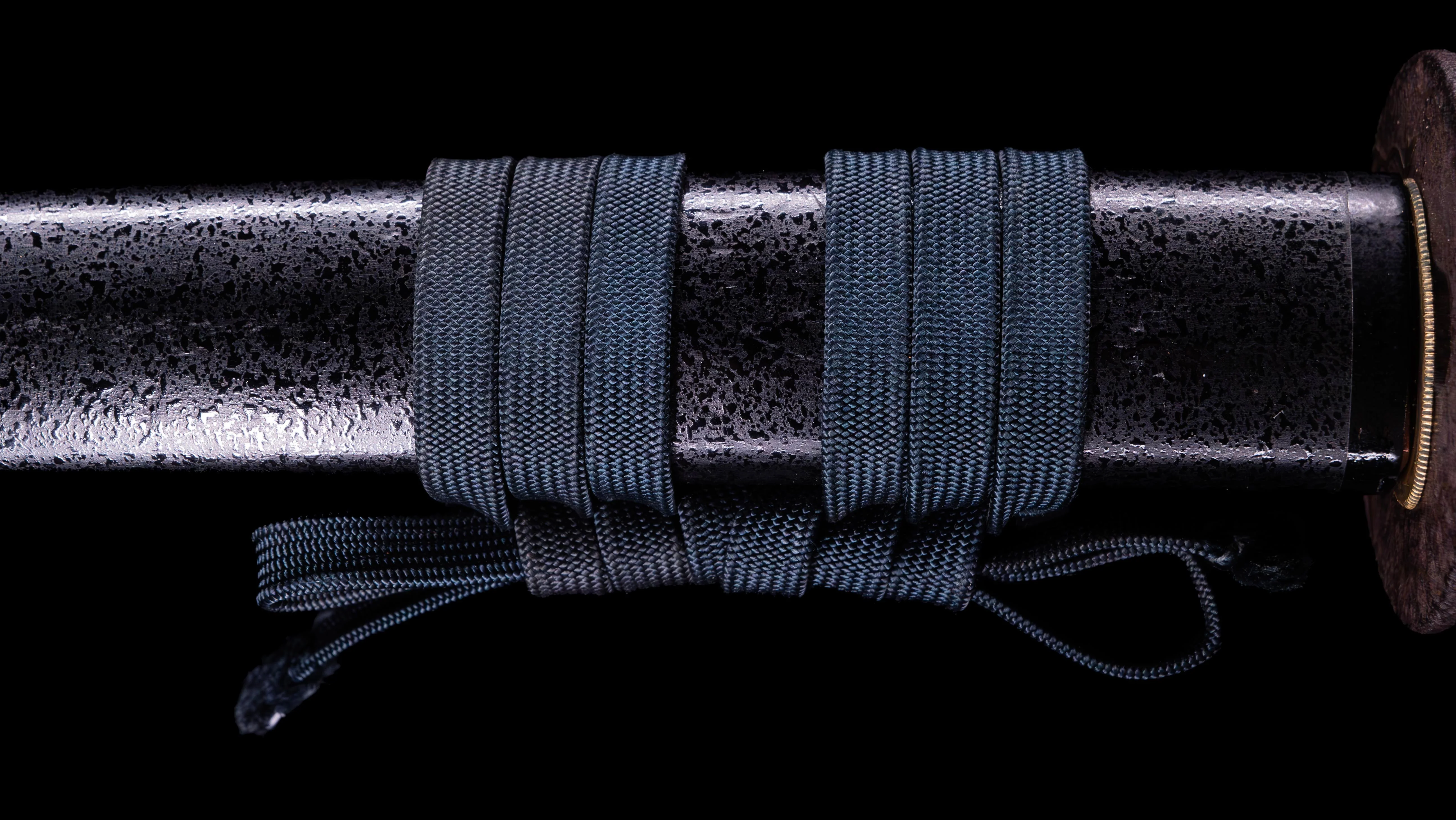 Sabre Antique Katana Japonais avec Bo-Hi Laqué Rouge - Image 34