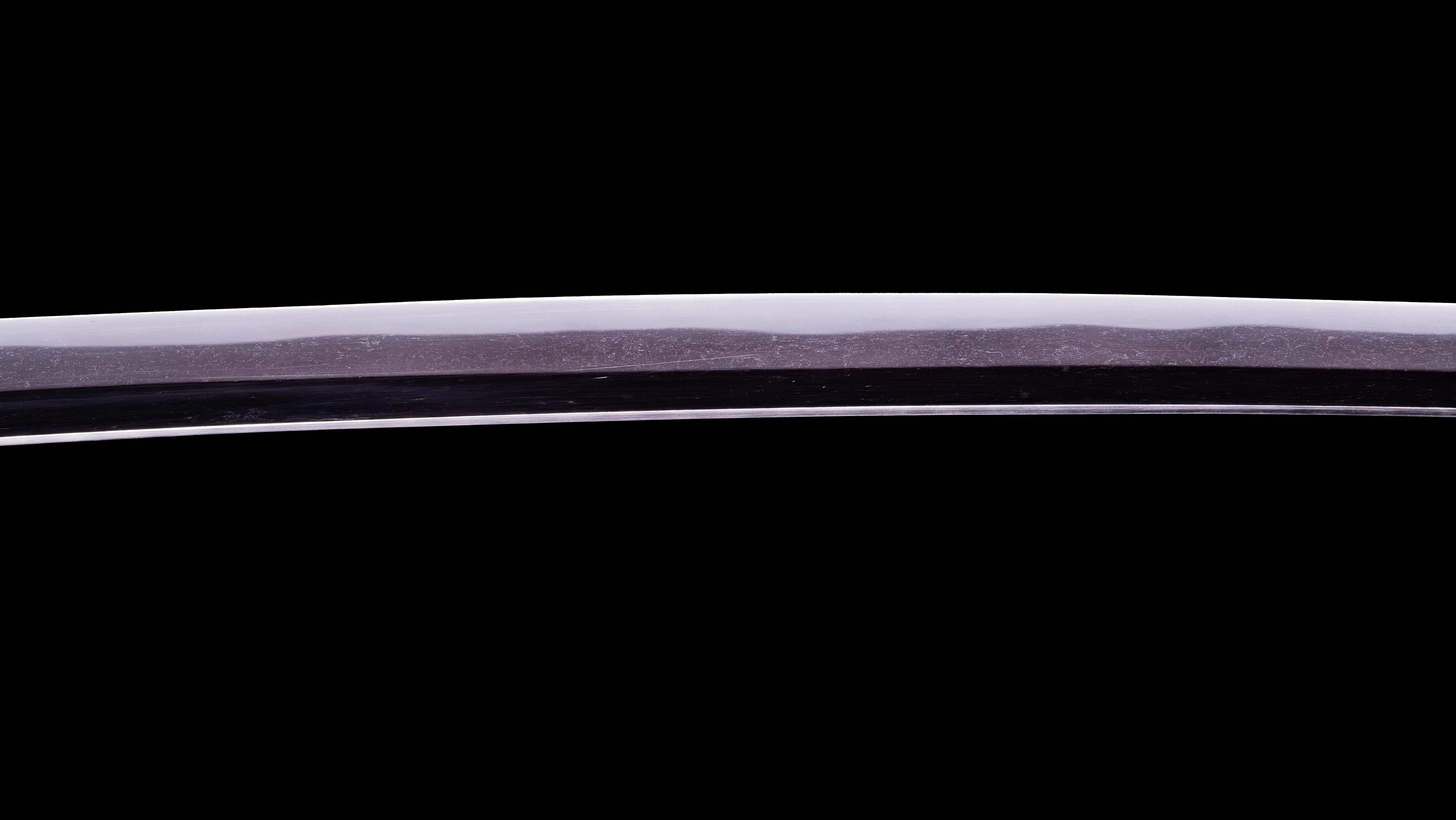 Sabre Antique Katana Japonais avec Tsuba Sukashi à Motif de Feuille - Image 13