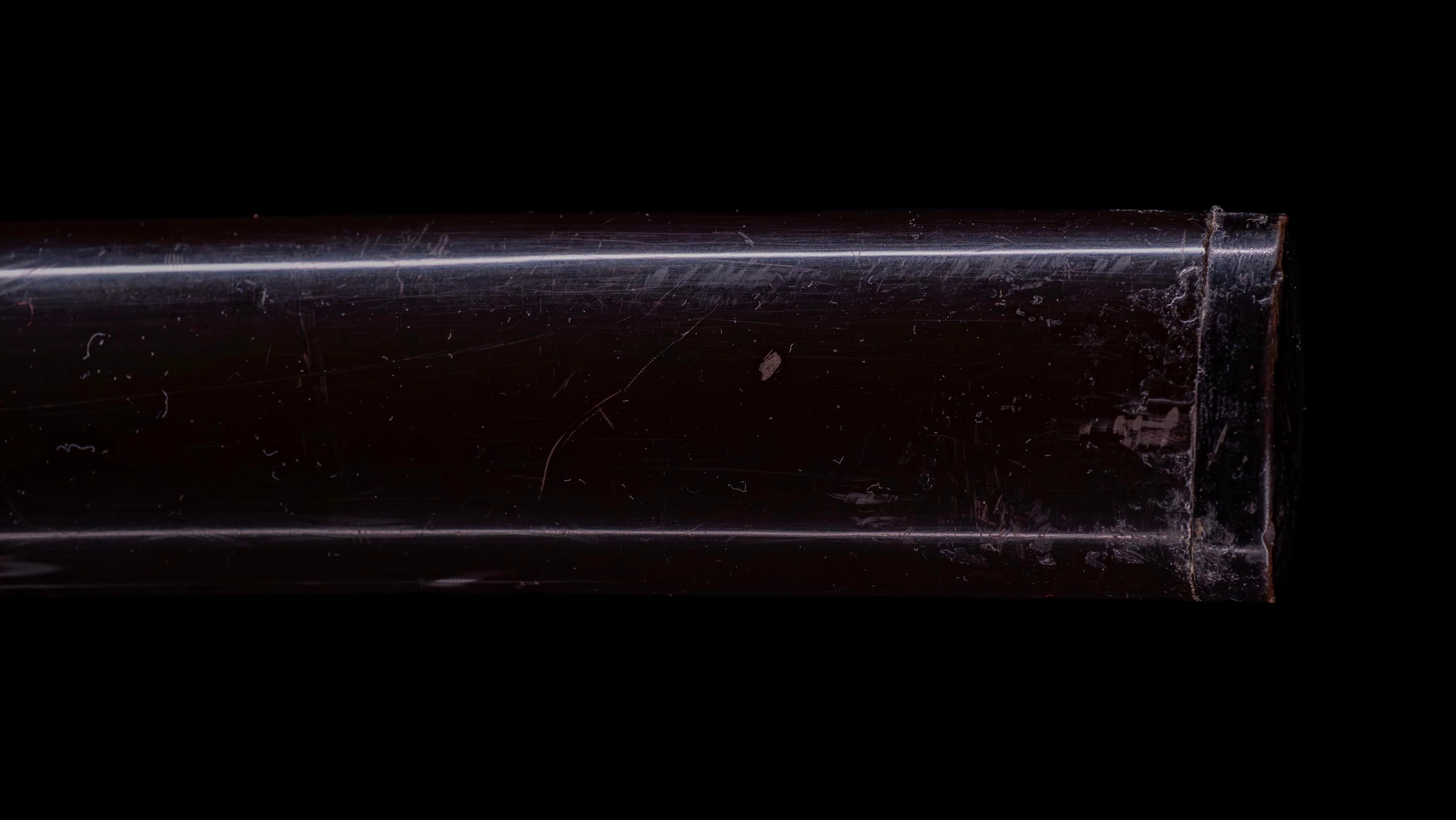 Sabre Antique Katana Japonais avec Tsuba Sukashi à Motif de Feuille - Image 20