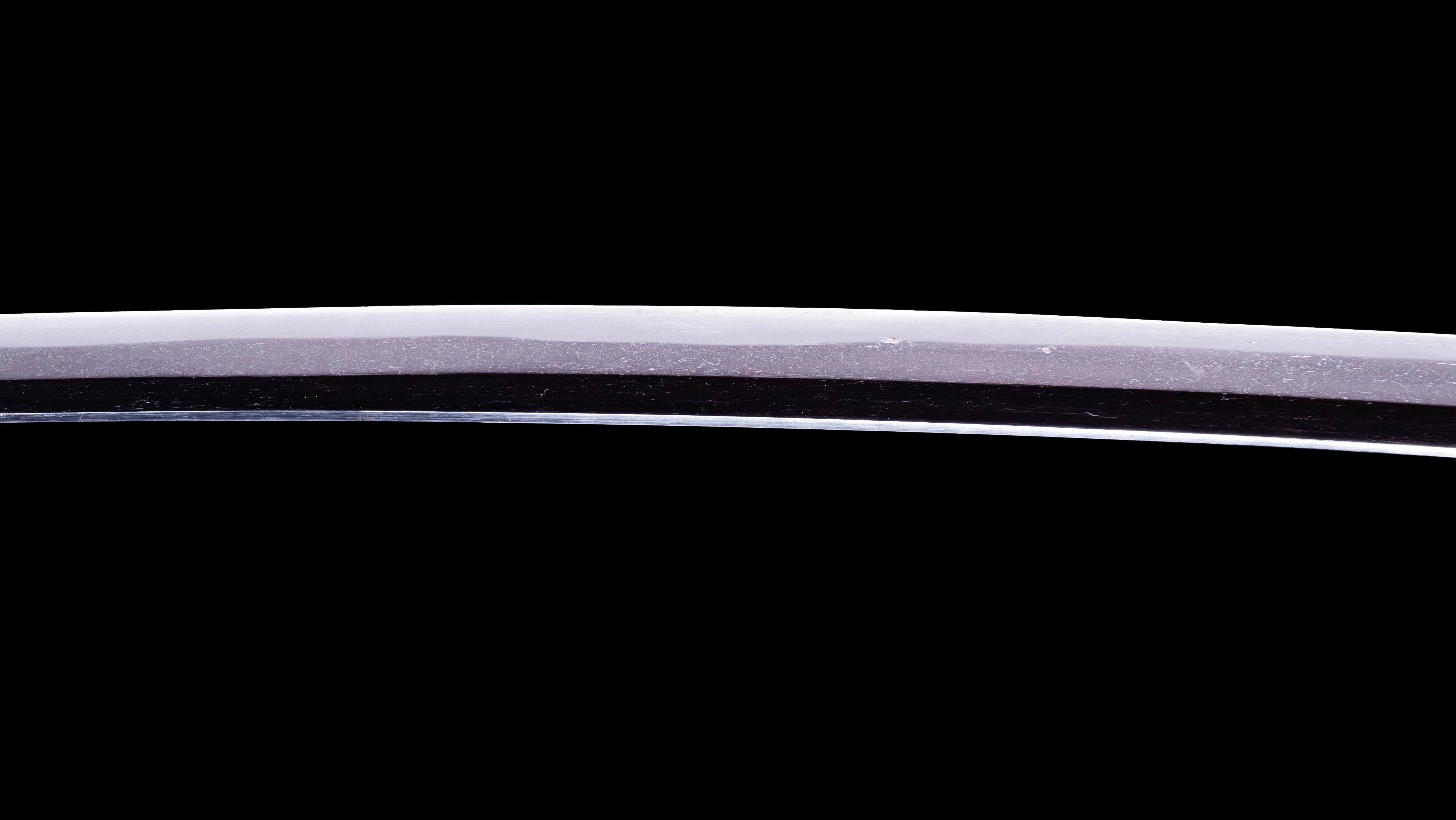 Sabre Antique Katana Japonais avec Tsuba Sukashi à Motif de Feuille - Image 8