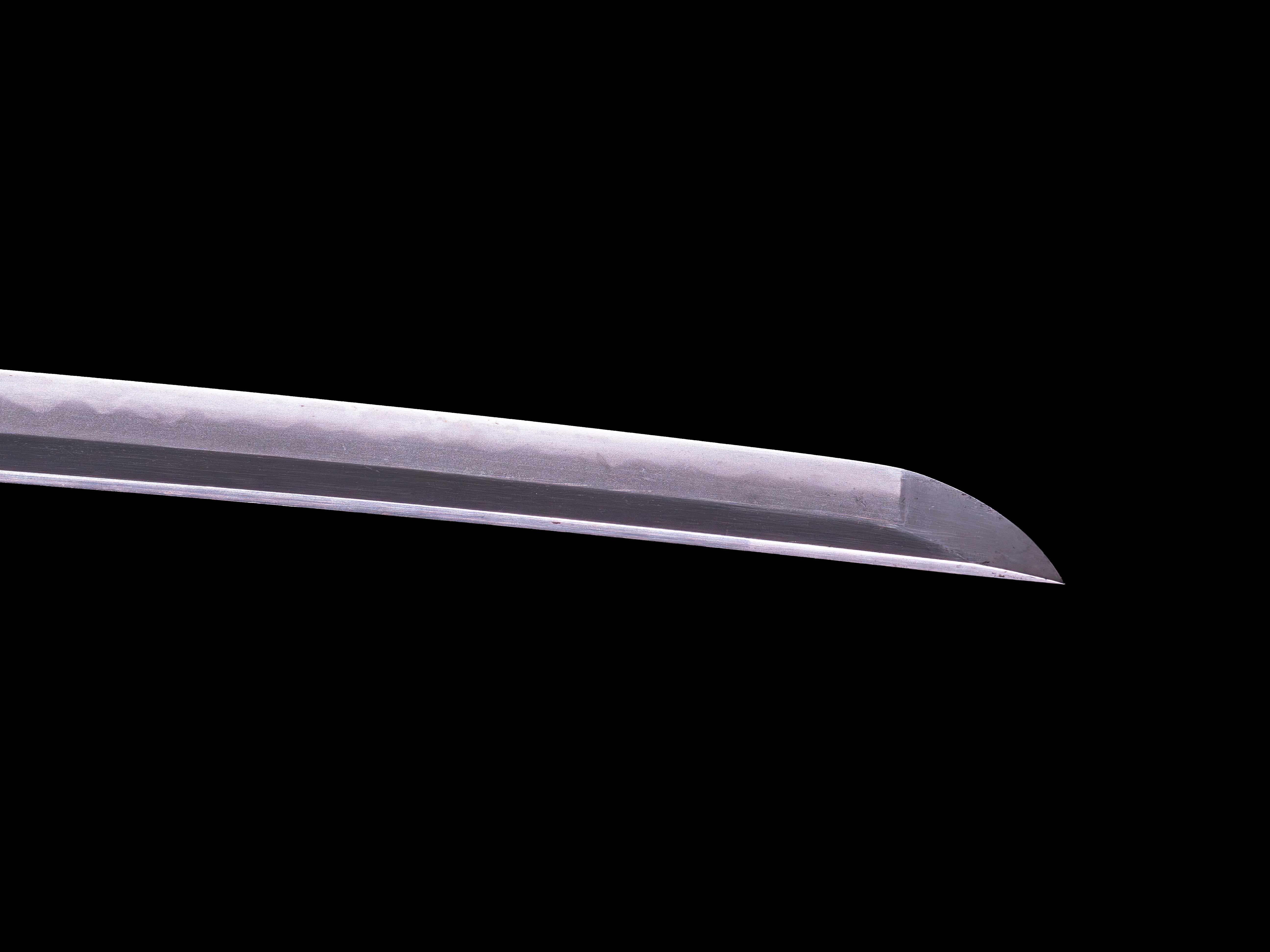Sabre Japonais Antique Katana, Montures en Shakudo et Saya de Style Inrō - Image 12