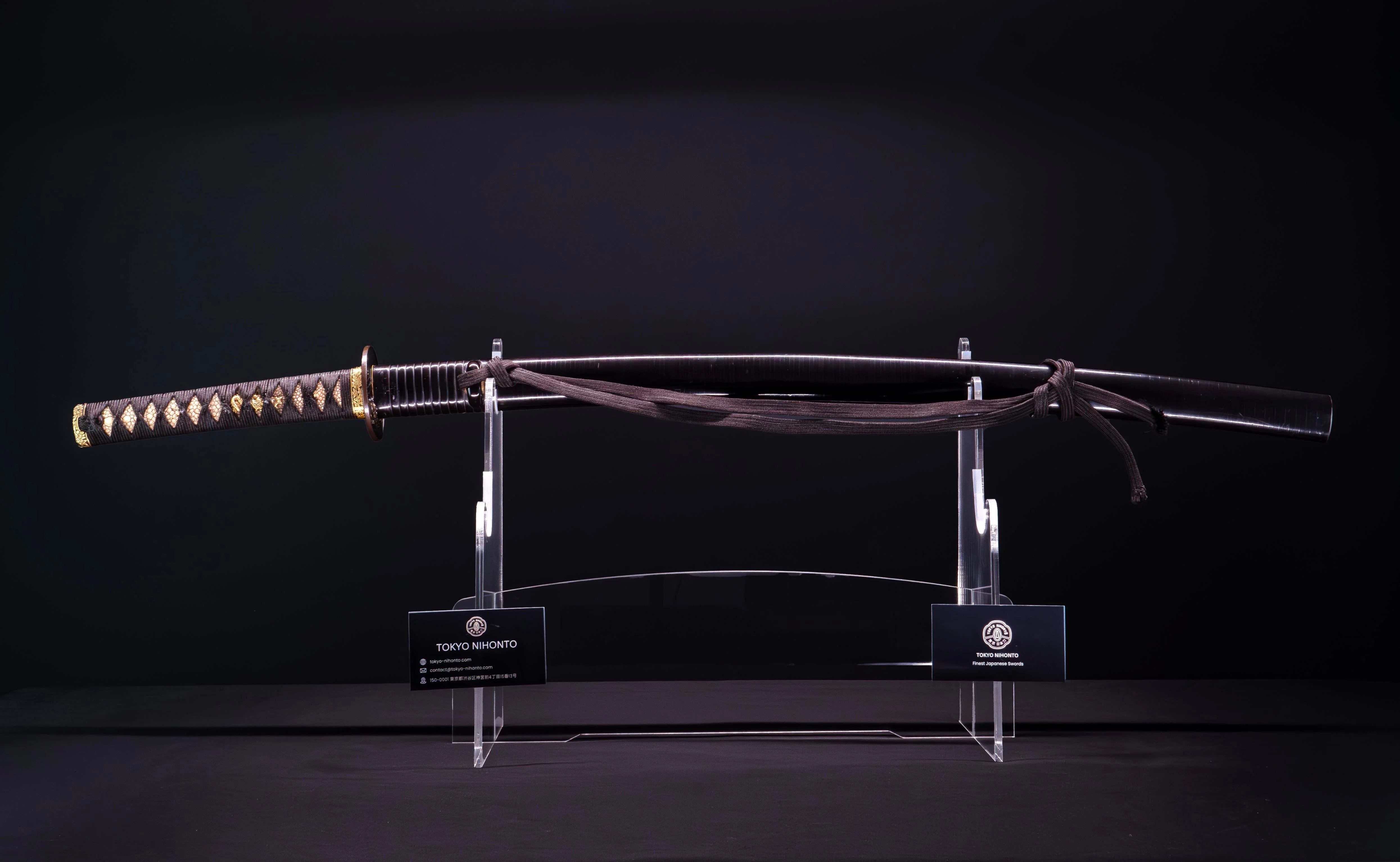 Sabre Japonais Antique Katana, Montures en Shakudo et Saya de Style Inrō - Image 4