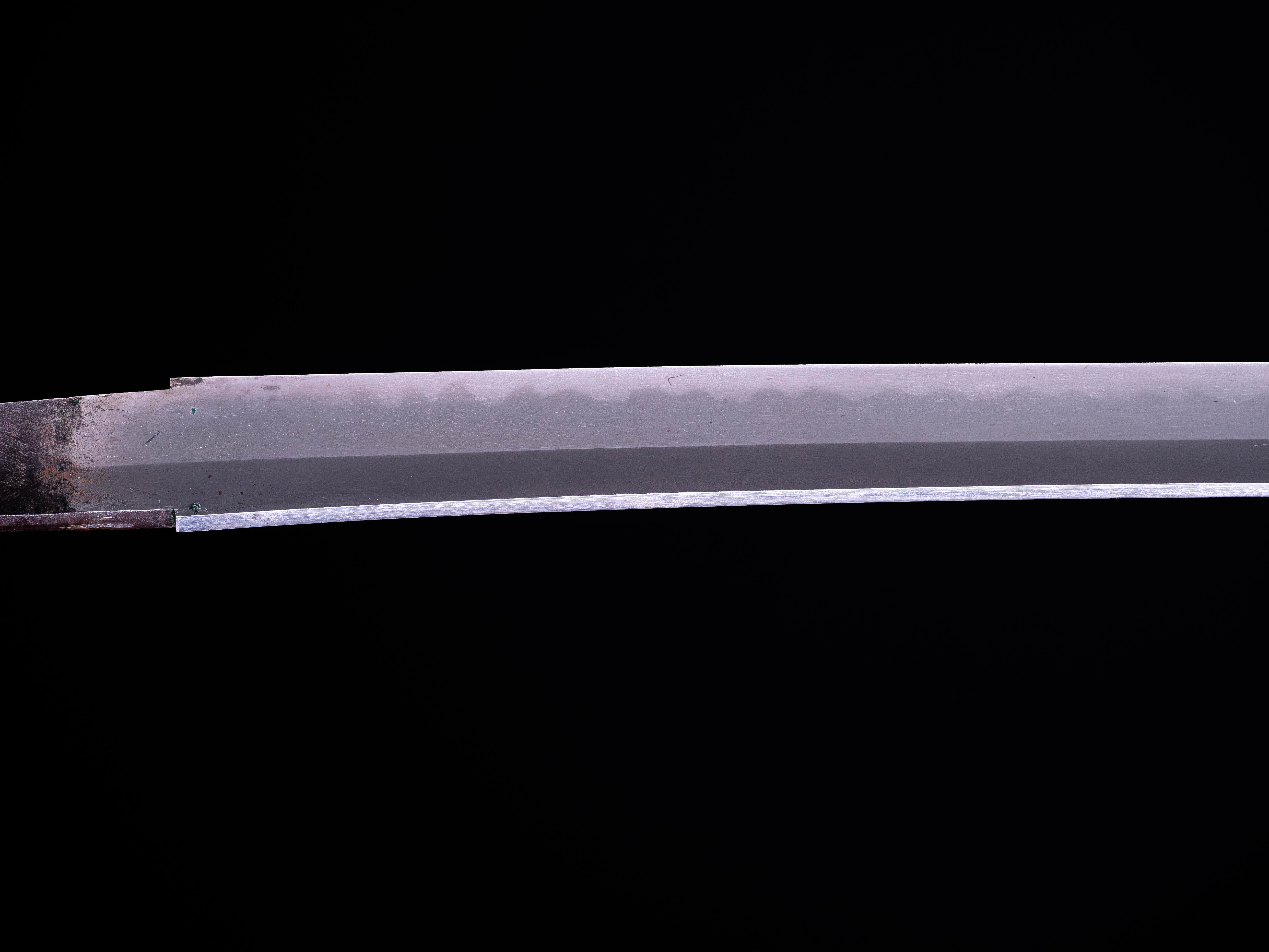 Sabre Japonais Antique Katana, Montures en Shakudo et Saya de Style Inrō - Image 9