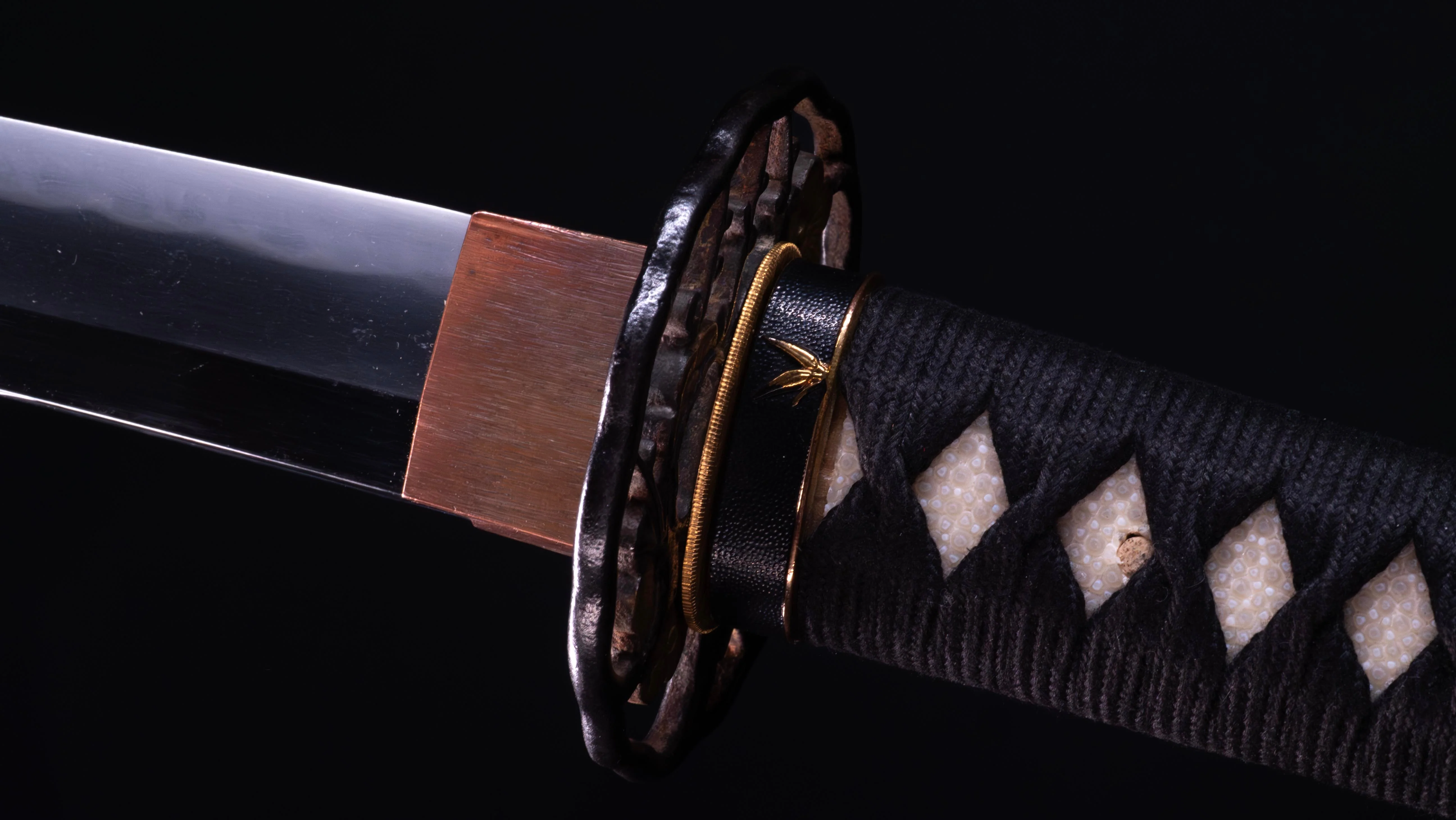 Sabre Japonais Katana Antique signé Ichiryushi Nagamitsu (Hozon) - Image 17