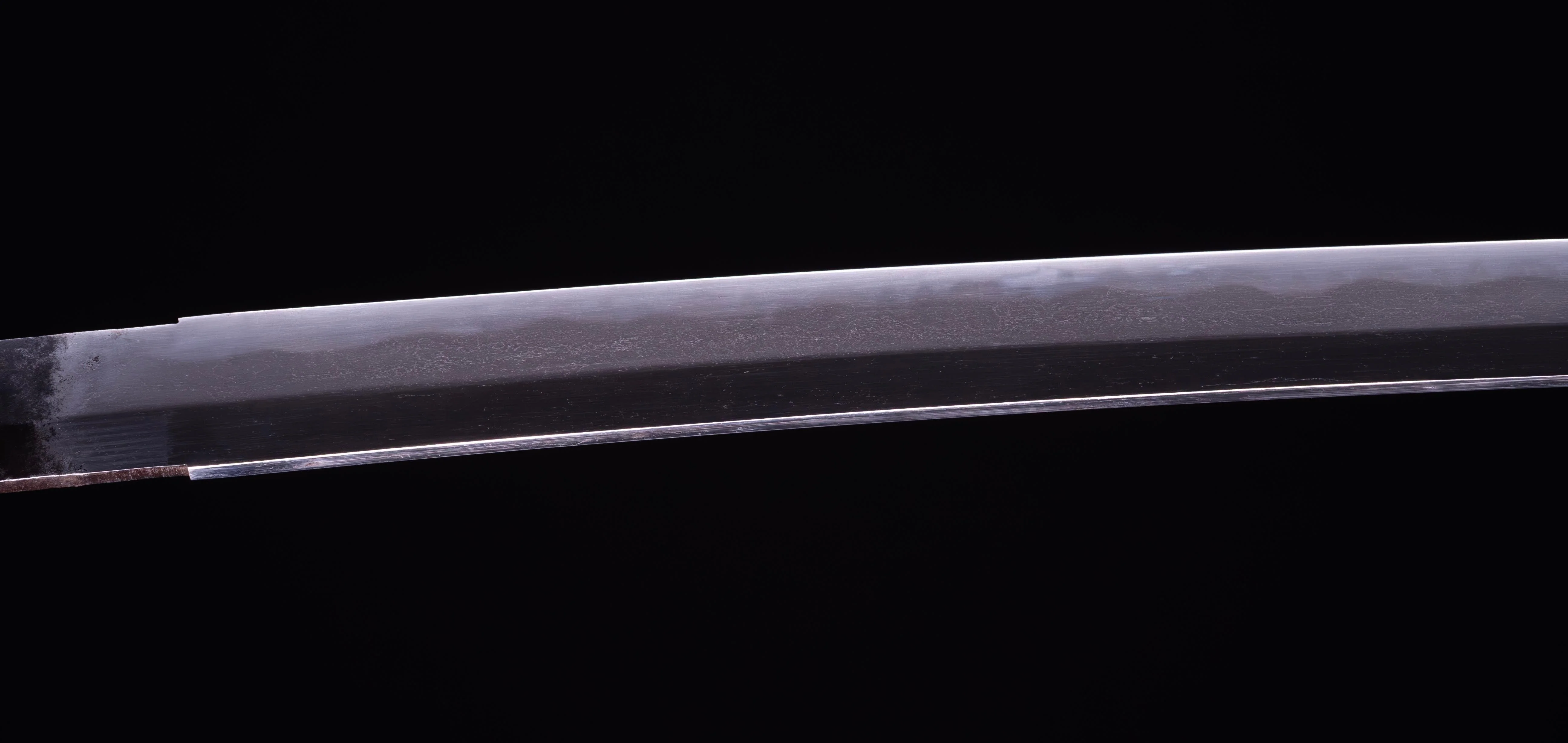 Sabre Katana Japonais Antique avec Tsuba en Fer et Koshirae Noir - Image 8