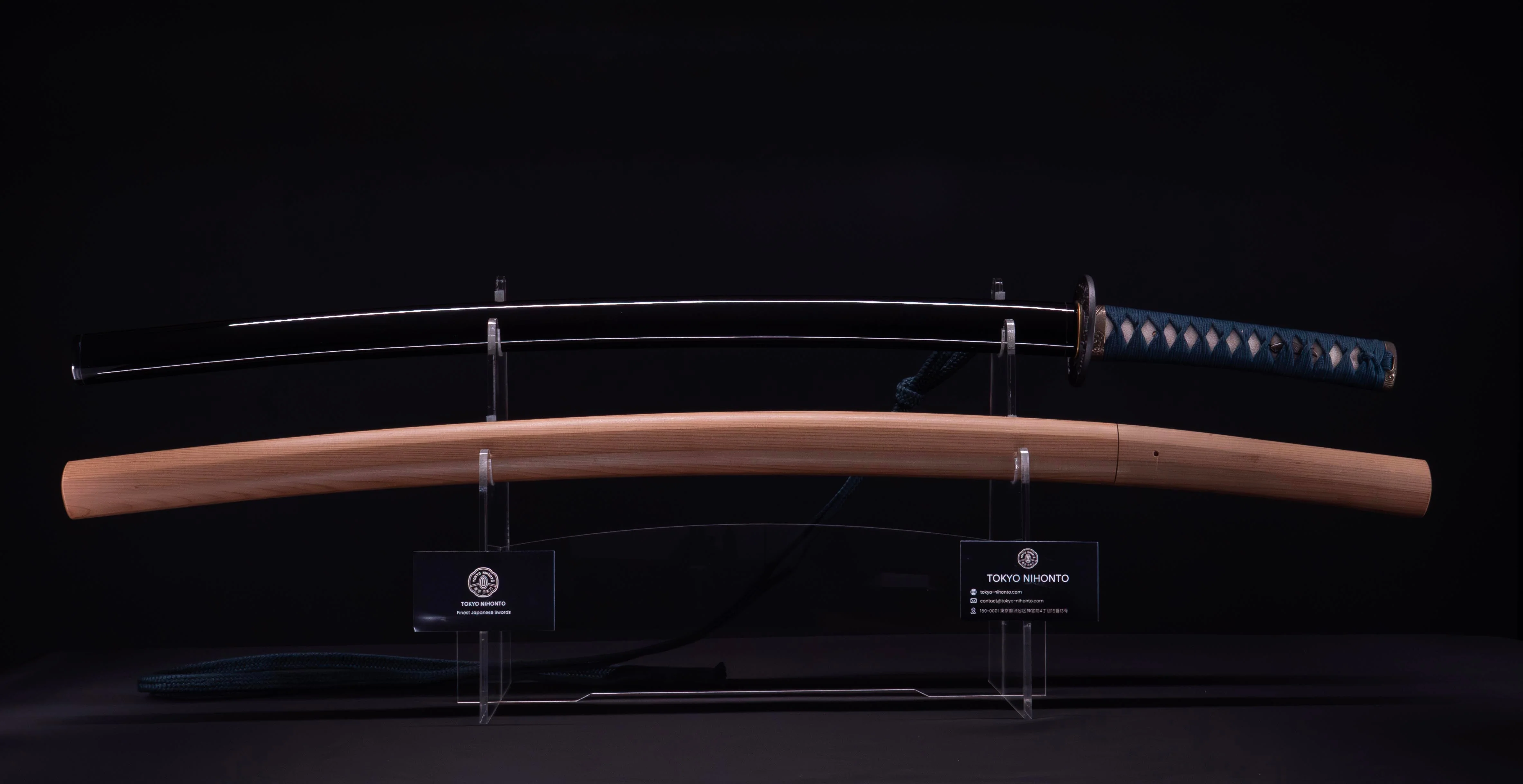 Sabre Katana Japonais Antique avec un Koshirae Inspiré par la Mer - Image 2