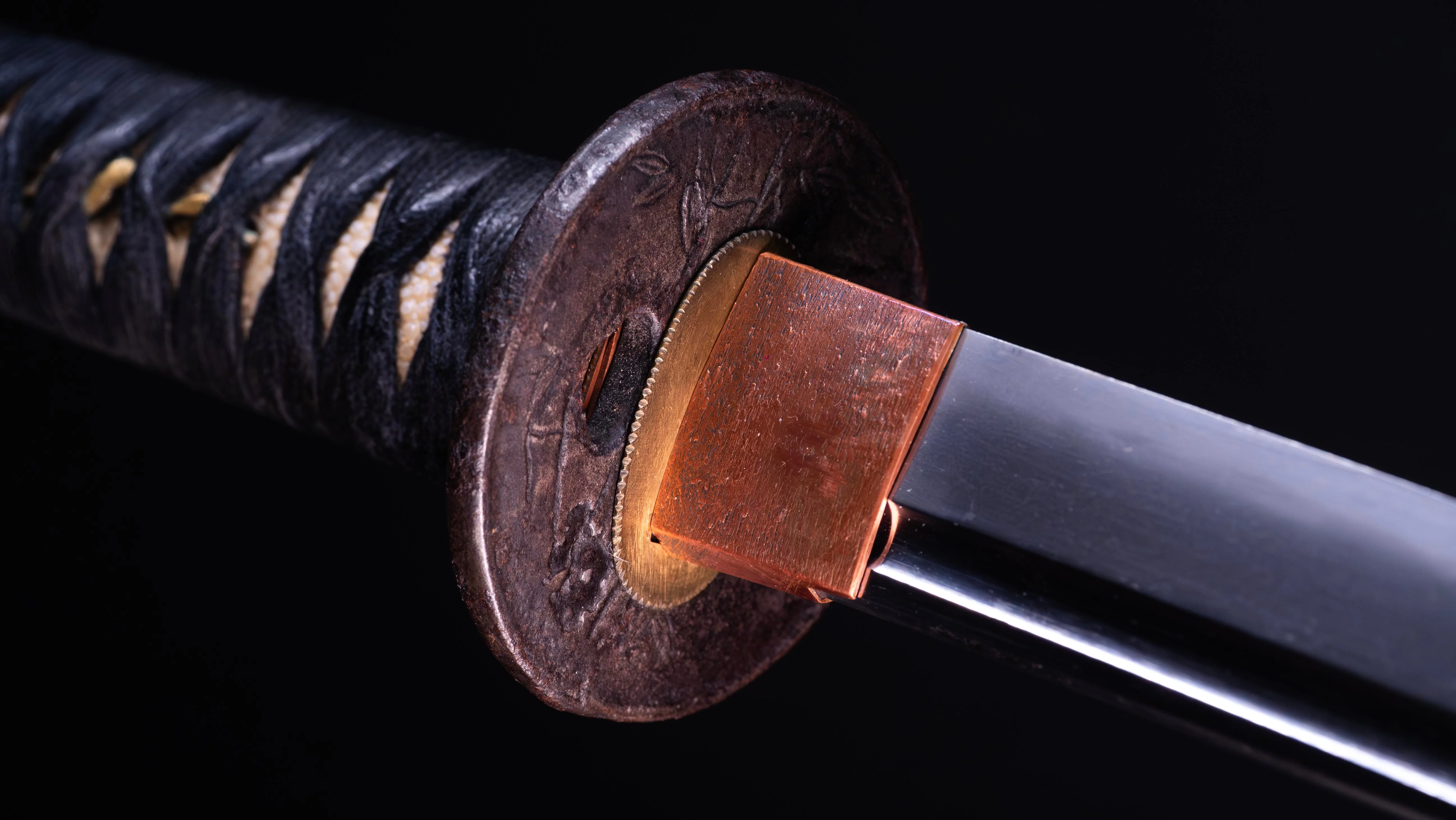 Sabre Katana Japonais Antique, Koshirae Vert Rare, Période Edo - Image 24