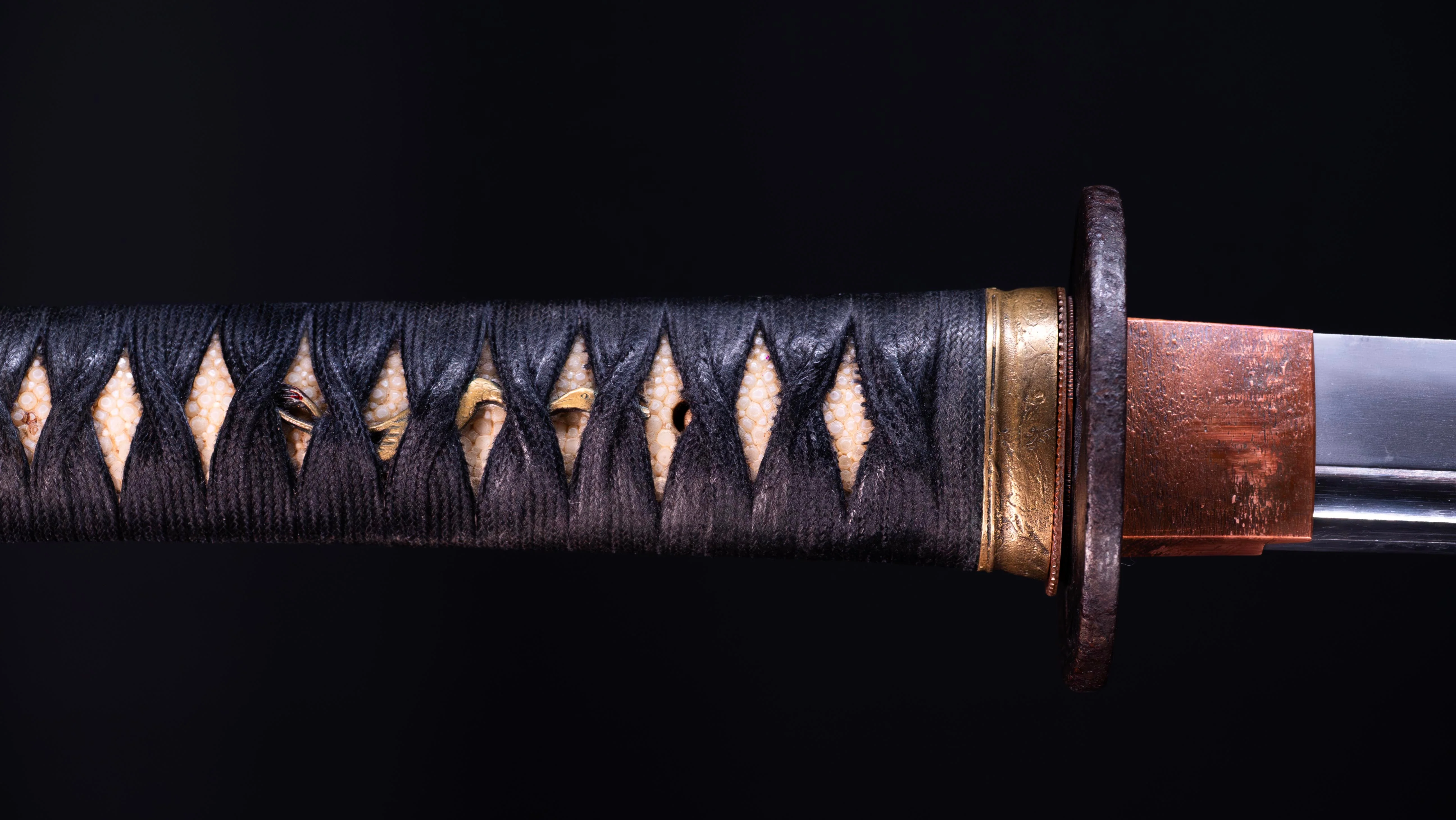 Sabre Katana Japonais Antique, Koshirae Vert Rare, Période Edo - Image 25