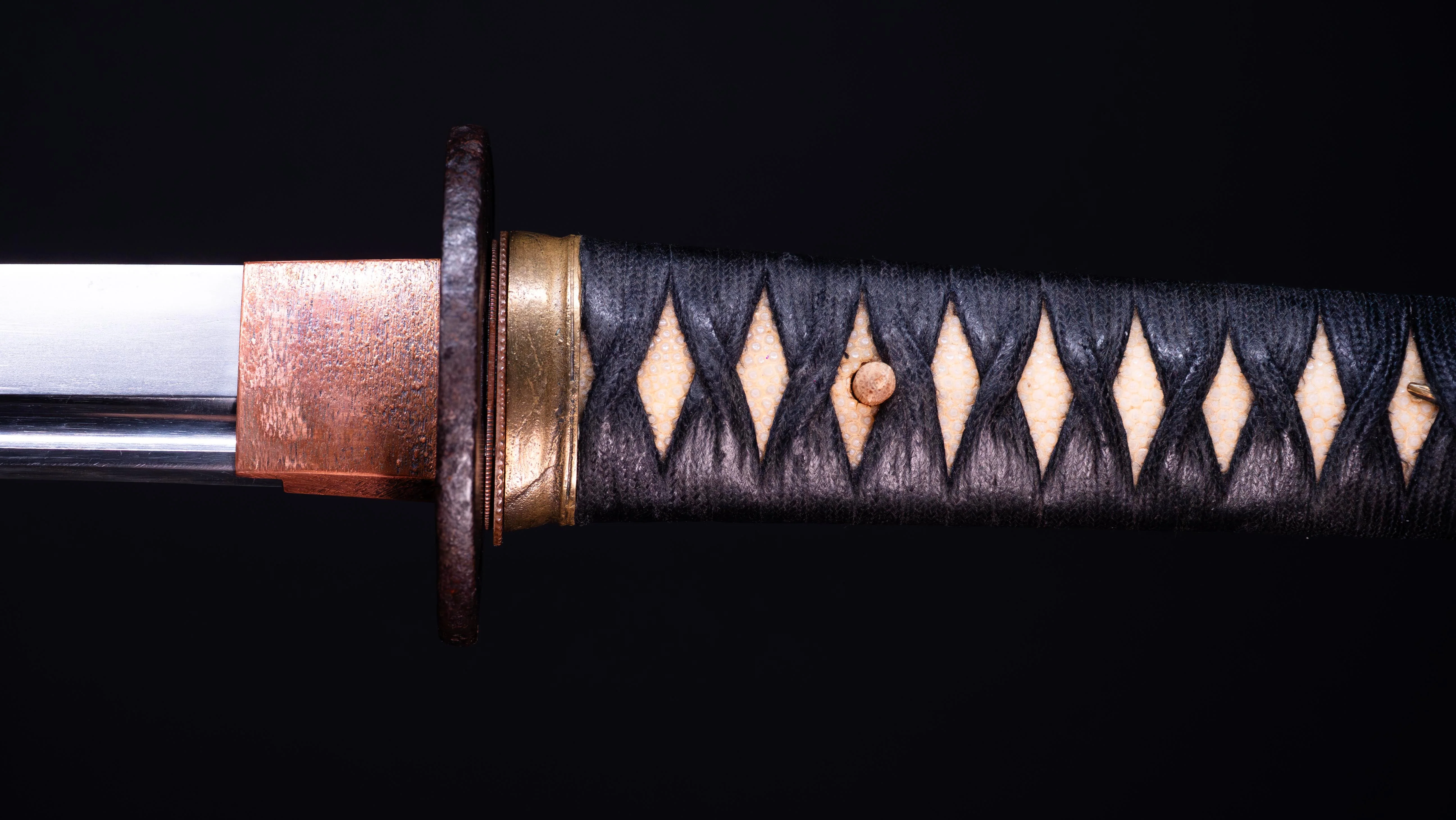 Sabre Katana Japonais Antique, Koshirae Vert Rare, Période Edo - Image 28