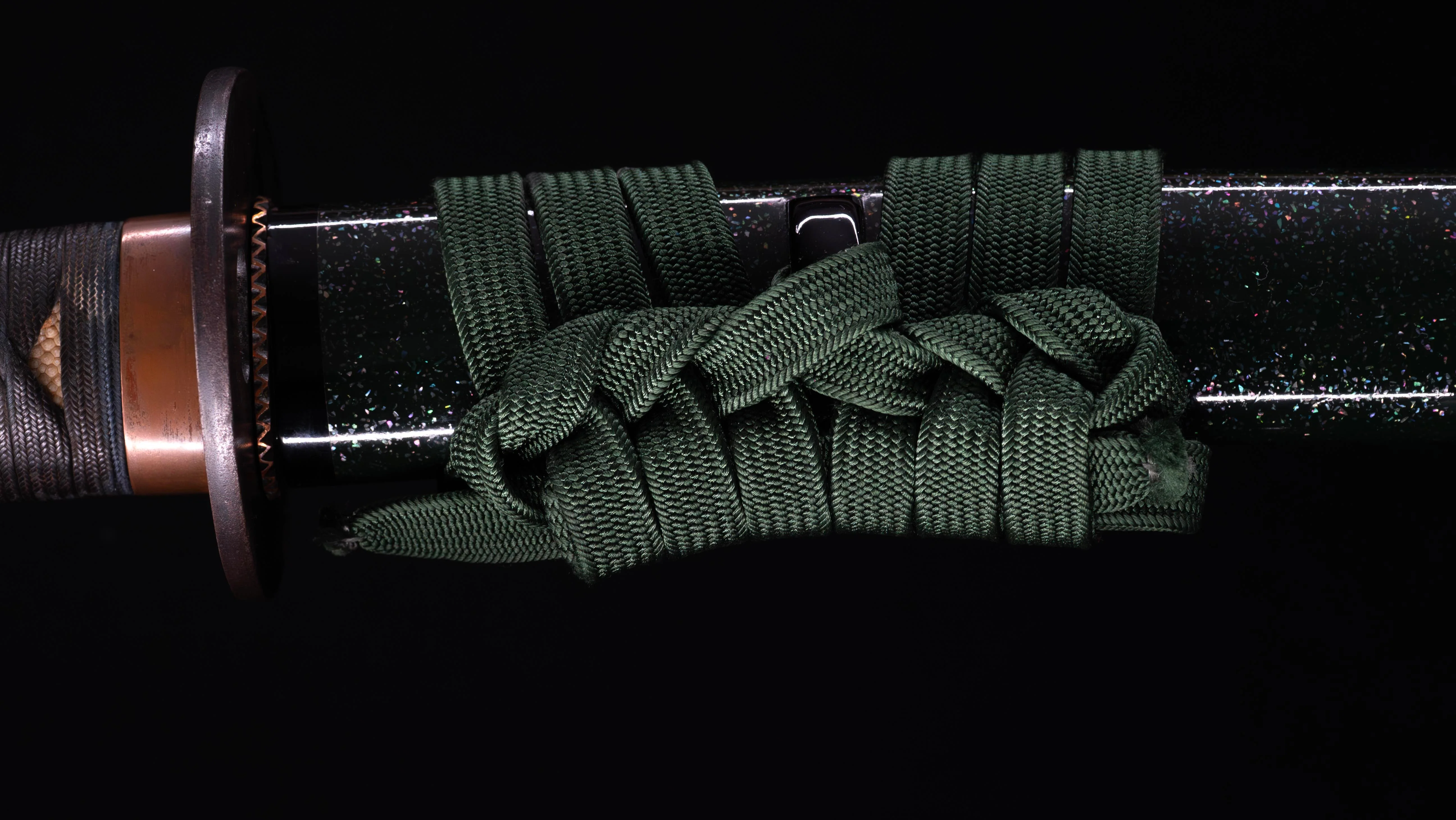 Sabre Katana Japonais Antique signé Seki-ju Kaneyoshi avec Koshirae Vert - Image 25